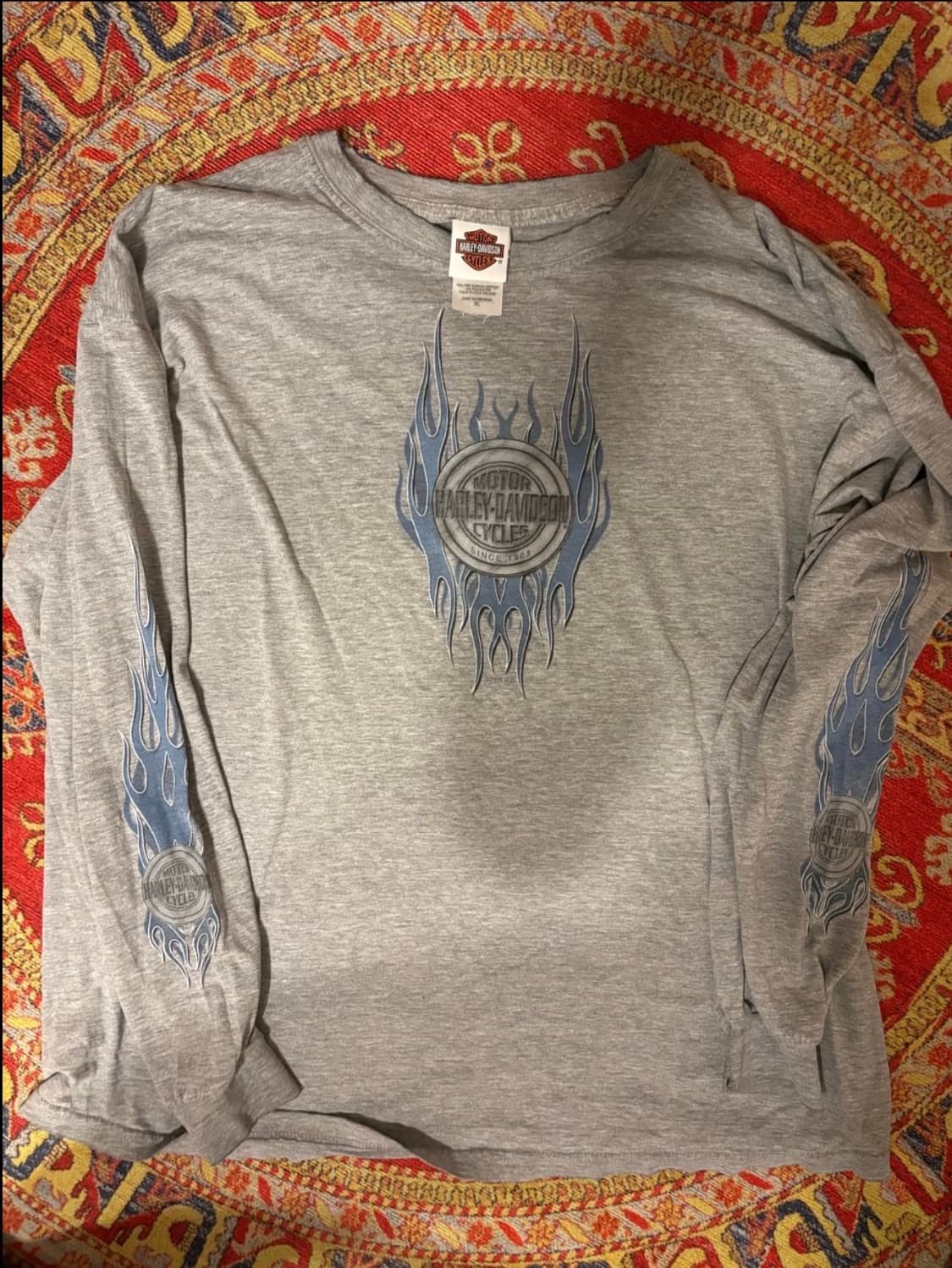 빈티지 할리 플레임 티셔츠 상품이미지1