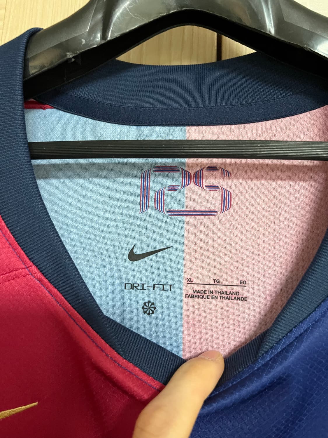 [XL] 바르셀로나 24-25 홈 유니폼 하피냐 마킹 상품이미지5