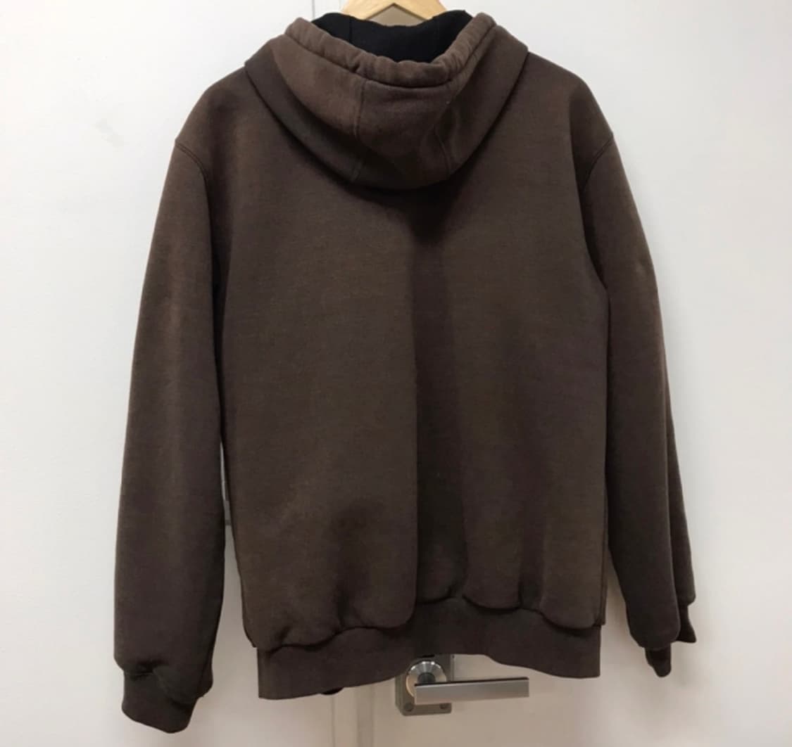칼하트 다크브라운 후드집업 상품이미지2