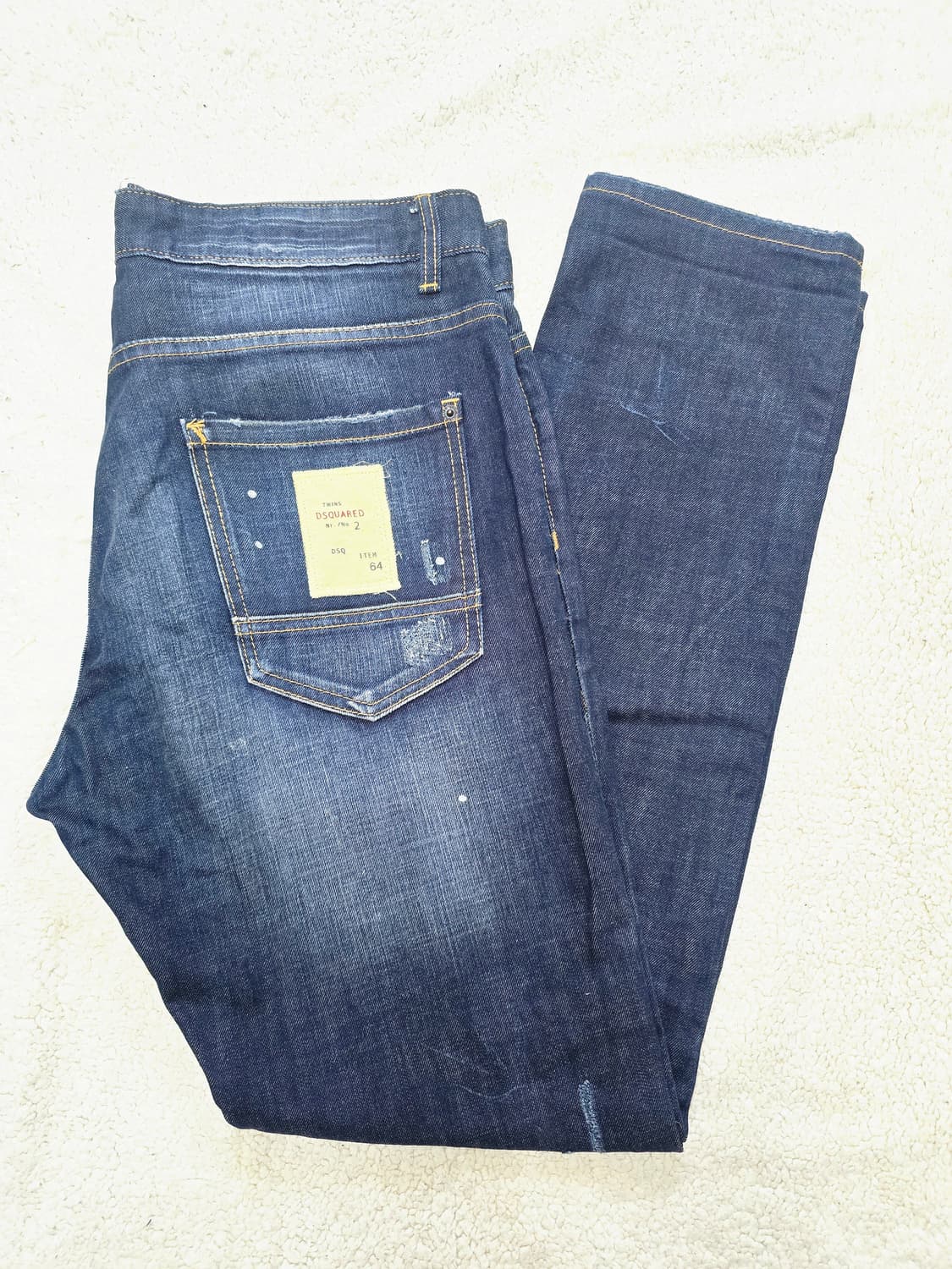 디스퀘어드2 청바지 데미지 슬림핏 48 상품이미지3