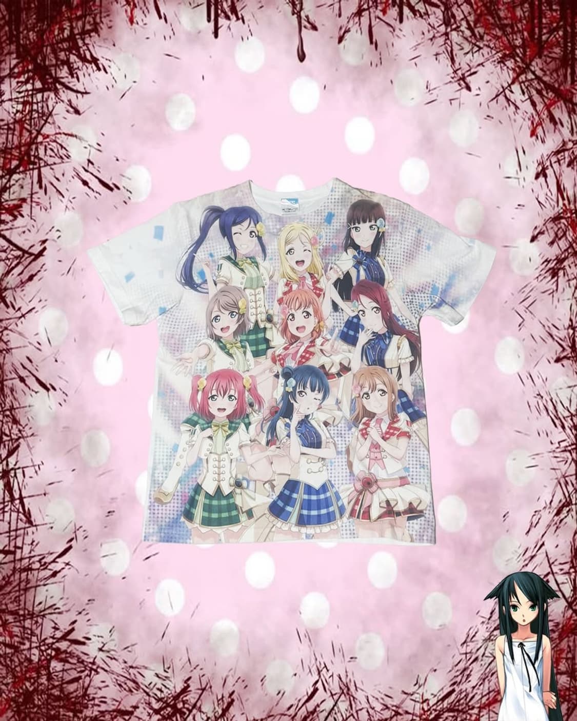Love Live! - Mu's Full Graphic T-shirt 상품이미지1