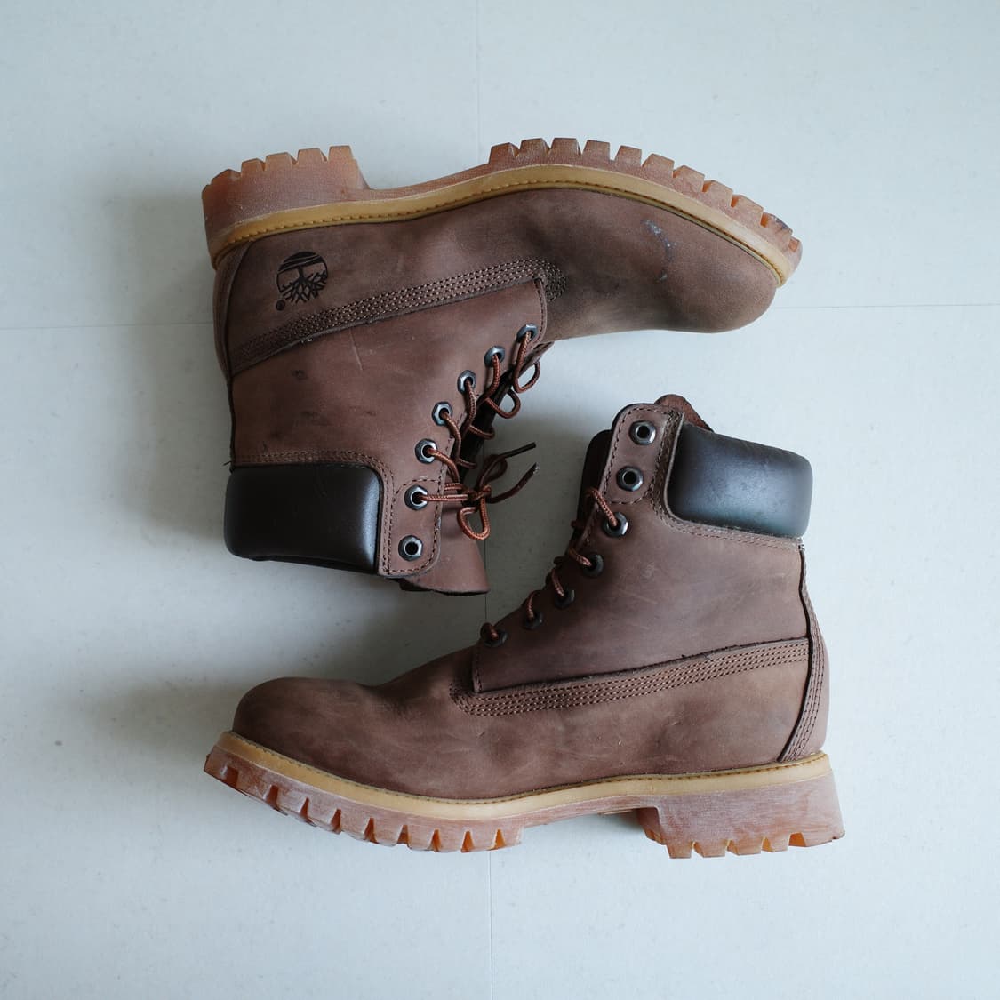 90s 팀버랜드 6인치 프리미엄 클래식 부츠 MADE IN USA 7.5 상품이미지2
