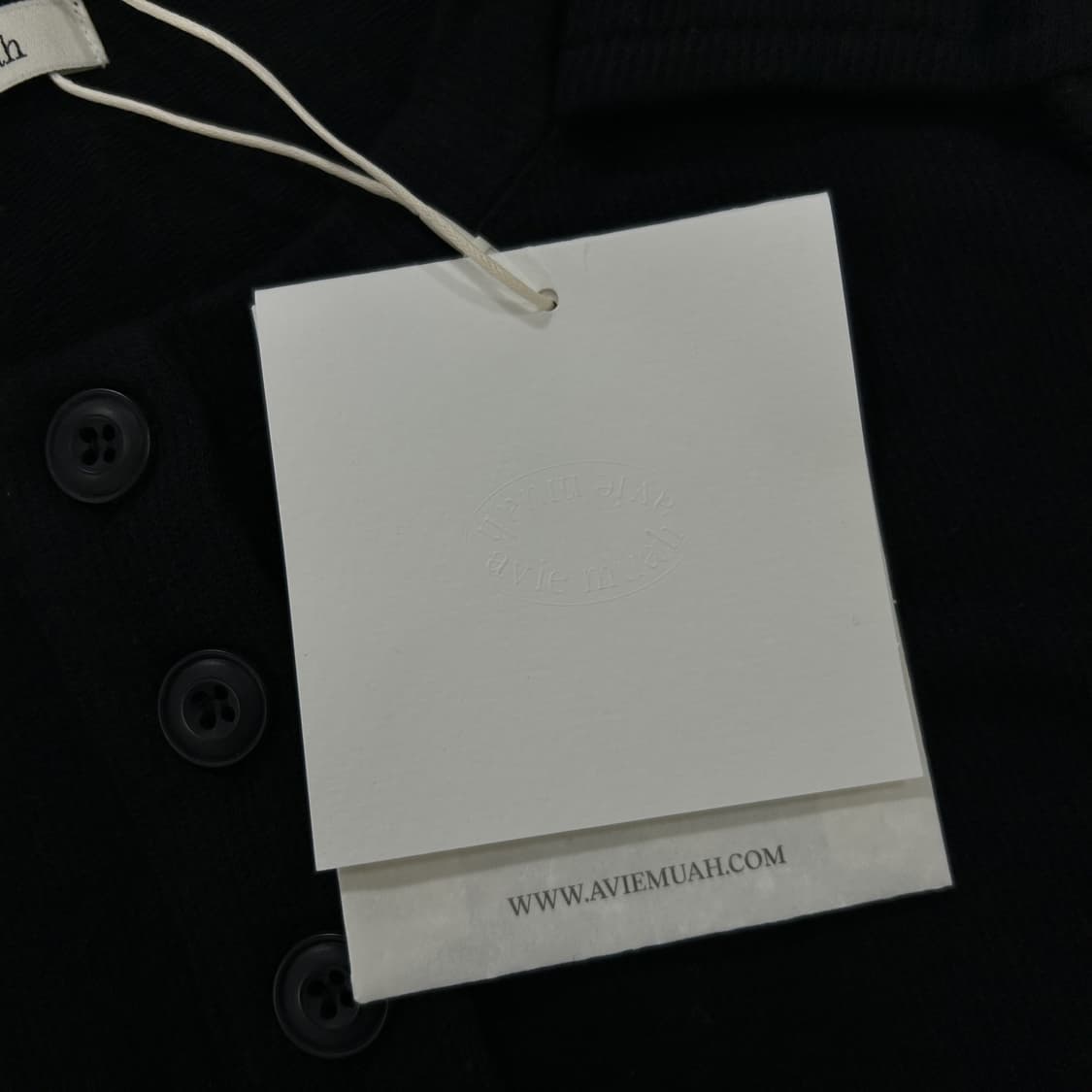 아비에무아 블랙 레이어드 후드티 m 상품이미지4