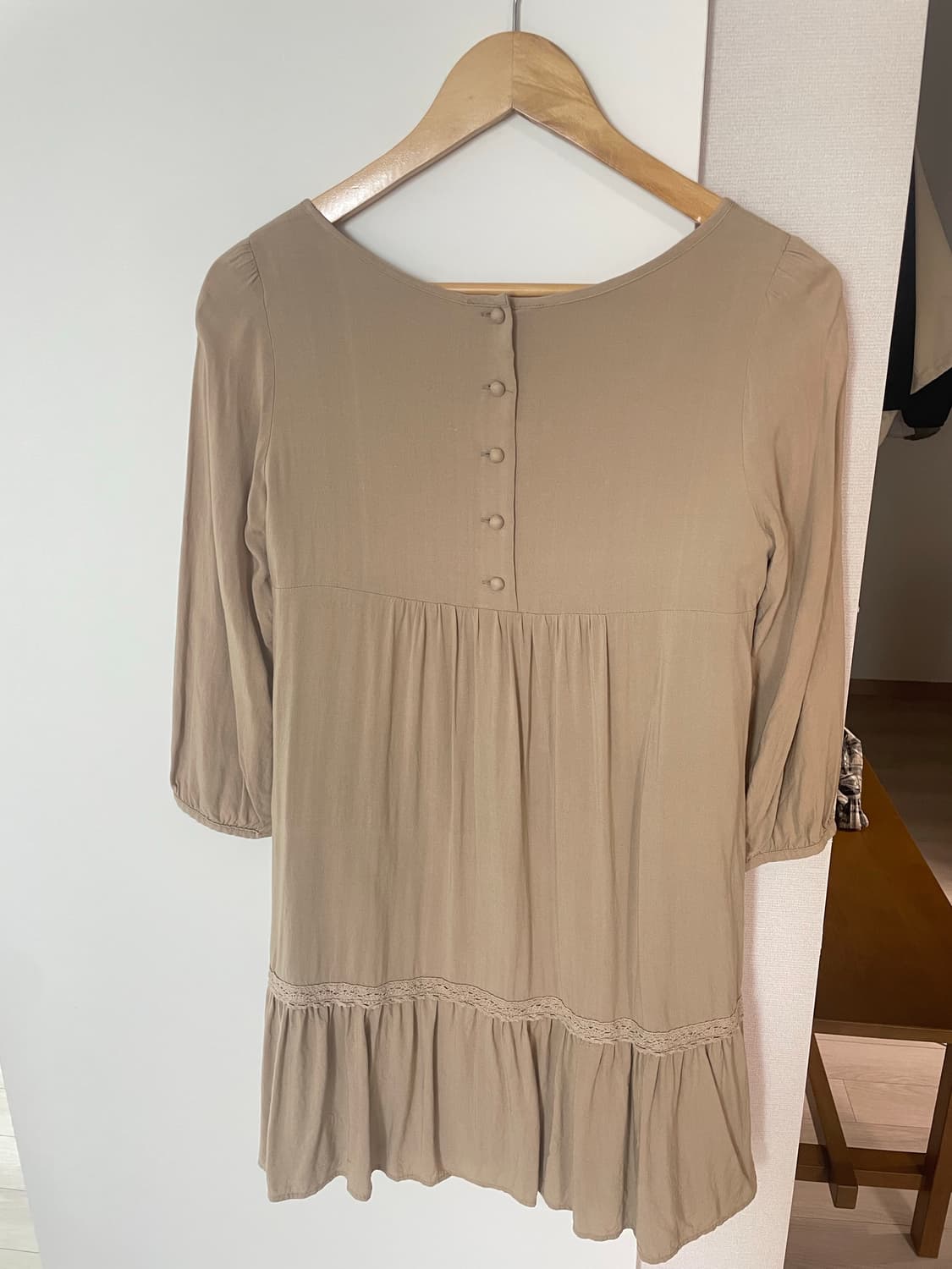 빈티지 모리걸 레이스 자수 원피스 상품이미지3