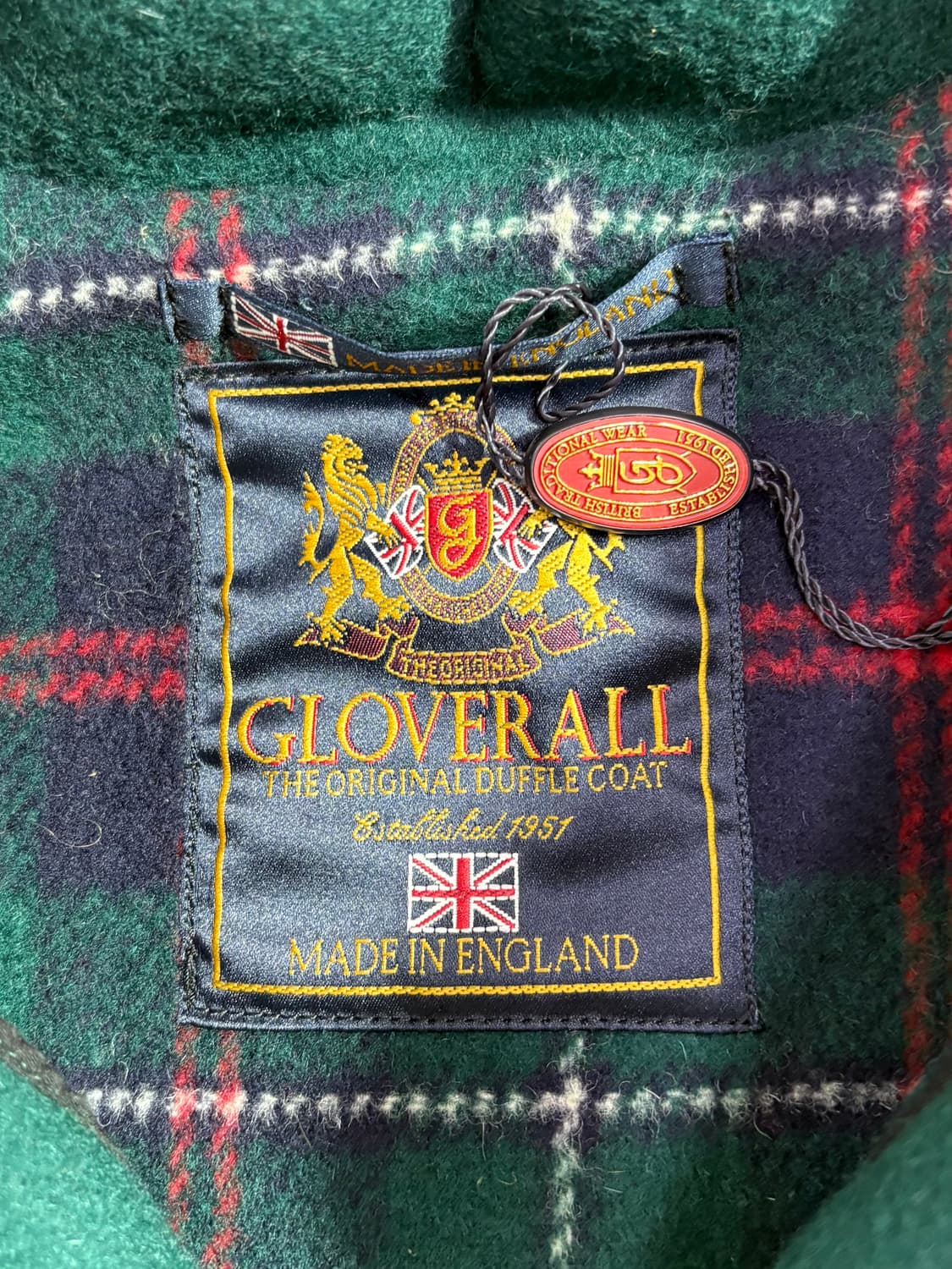 글로버올 잉글랜드 그린 더플코트  상품이미지6