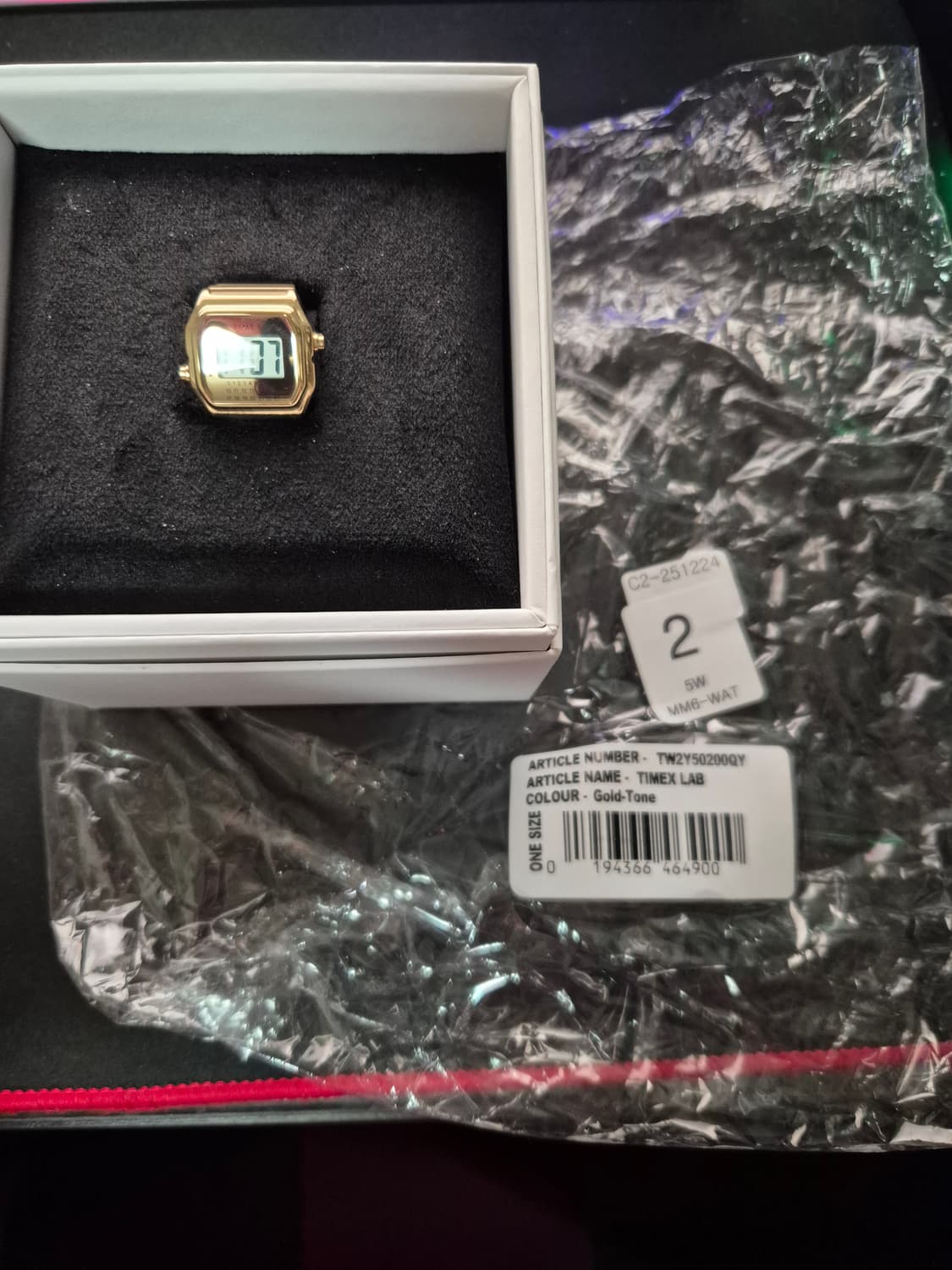 타이맥스 X MM6 메종 마르지엘라 T80 링워치 골드 상품이미지1