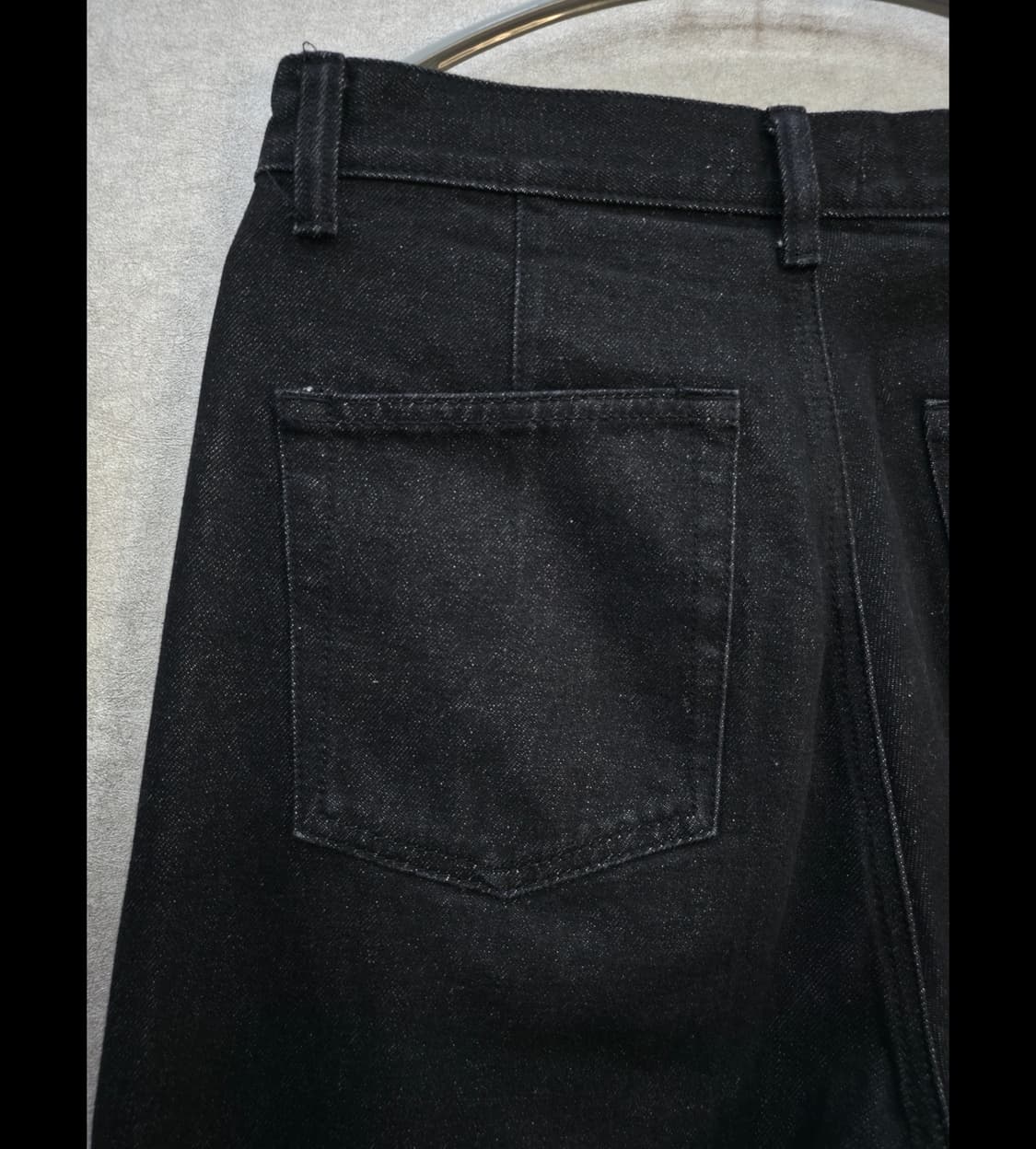 무신사 세미 와이드 벌룬 블랙 팬츠 MUSINSA STANDARD 상품이미지3