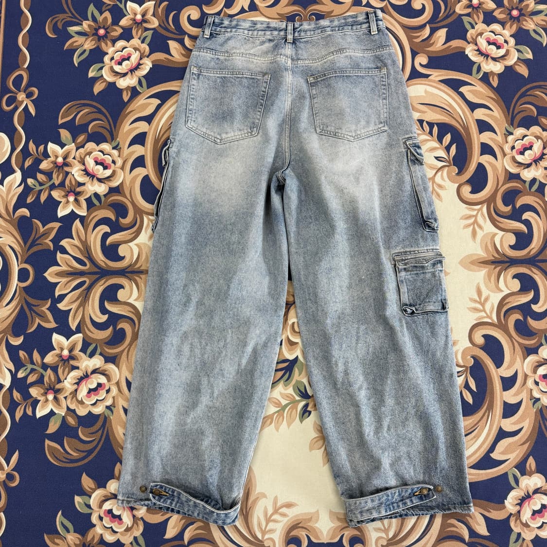 (L)언 유즈드랩 UNUSED.LAB 멀티카고 데님팬츠 상품이미지3