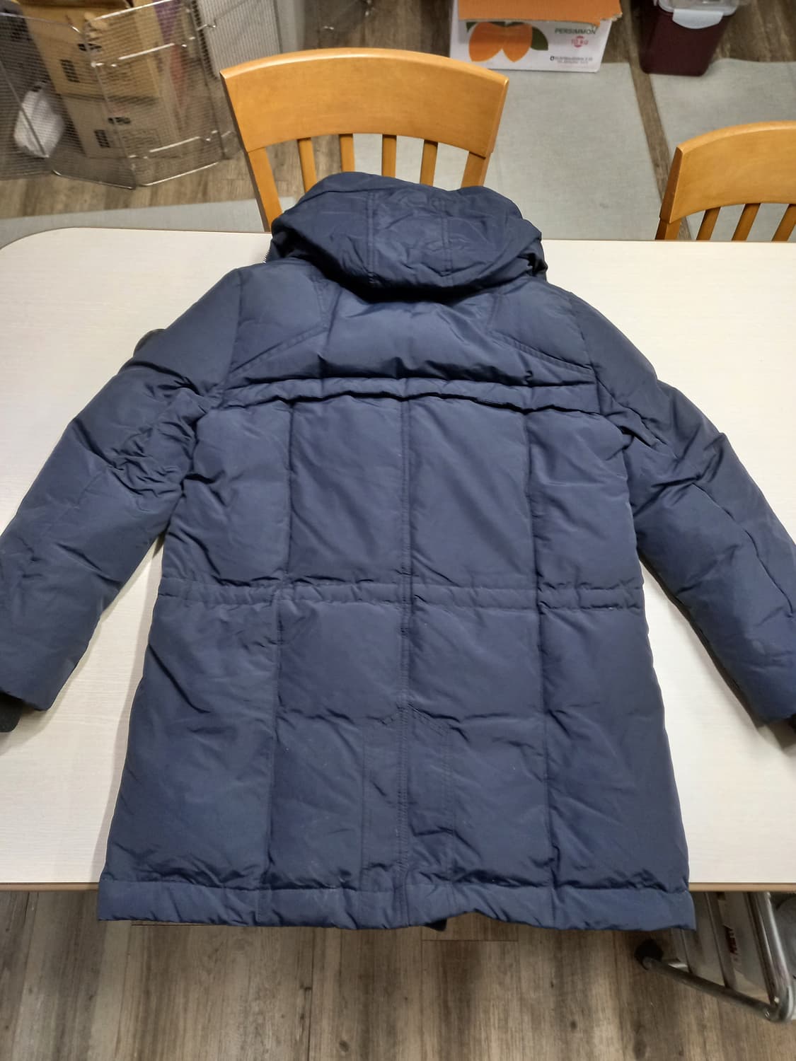 XL105 STUDIO BONNIE 덕다운 하프패딩 네이비 XL-451 상품이미지2