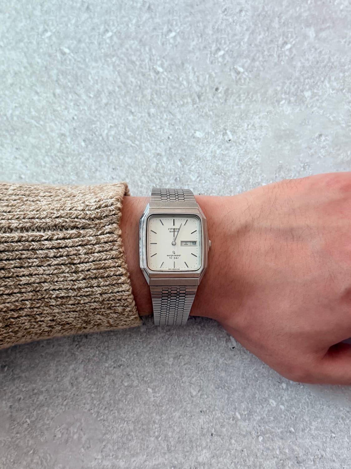 Citizen 시티즌 Square Day-Date 10bar 상품이미지7