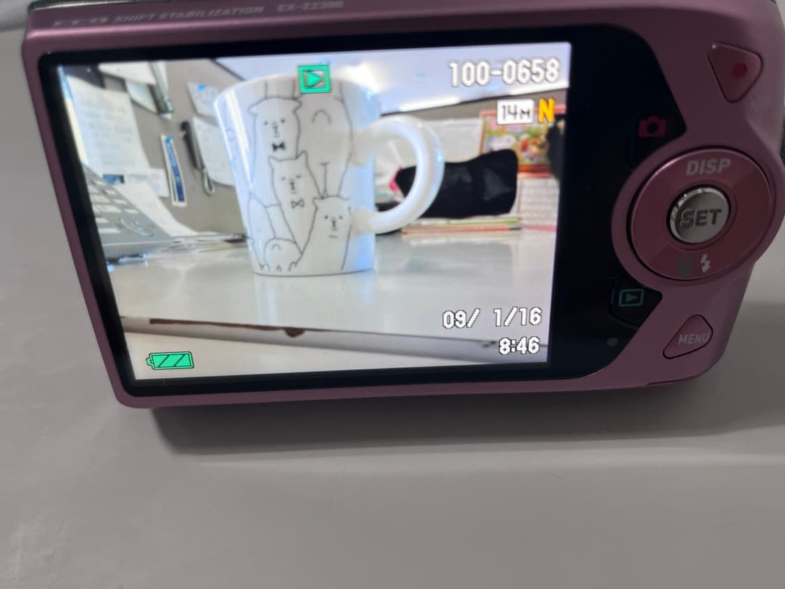 카시오 엑슬림 z2300 핑크 디카 상품이미지6