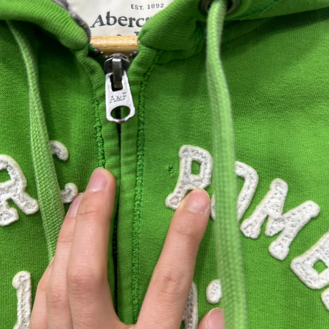 아베크롬비 말차 후드집업 상품이미지3