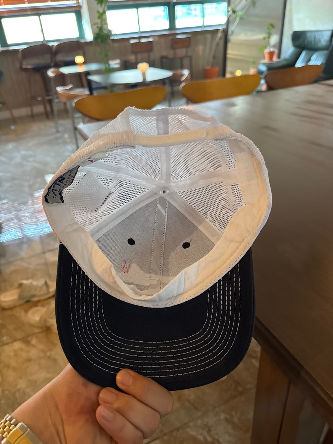 빈티지 자수 볼캡 남녀공용 상품이미지3
