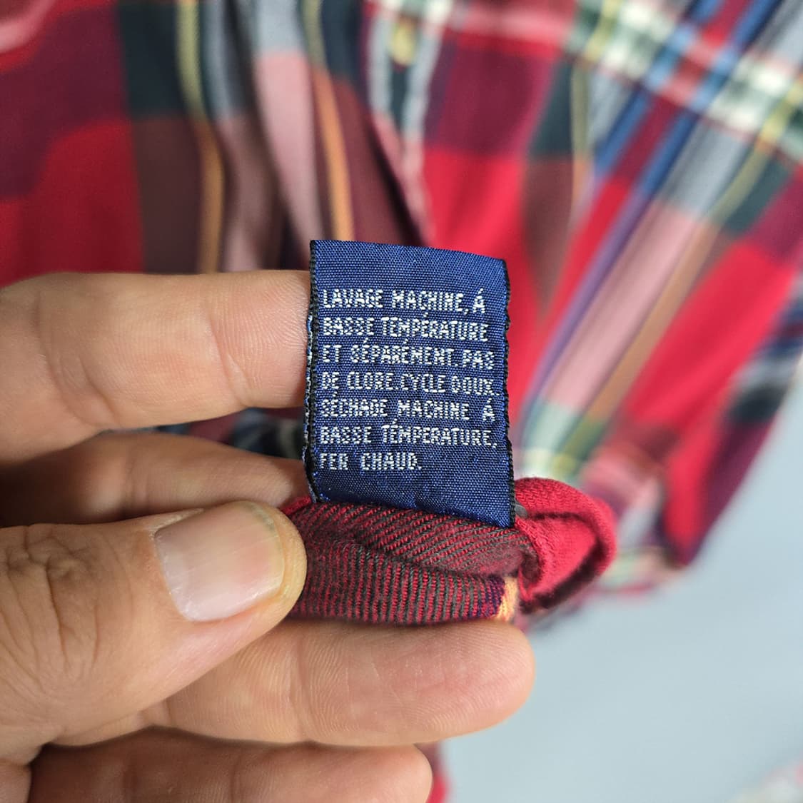 노티카(nautica) 클래식 체크 플란넬 셔츠 L 상품이미지6