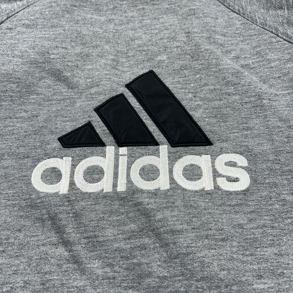 90s 아디다스 올드스쿨 빅로고 리버시블 후드 점퍼 상품이미지6