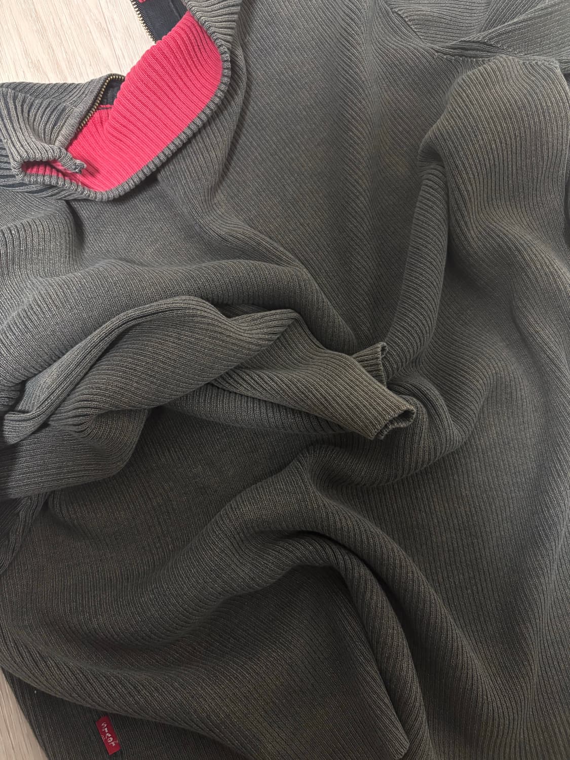 리바이스 90s 반집업 니트 상품이미지4