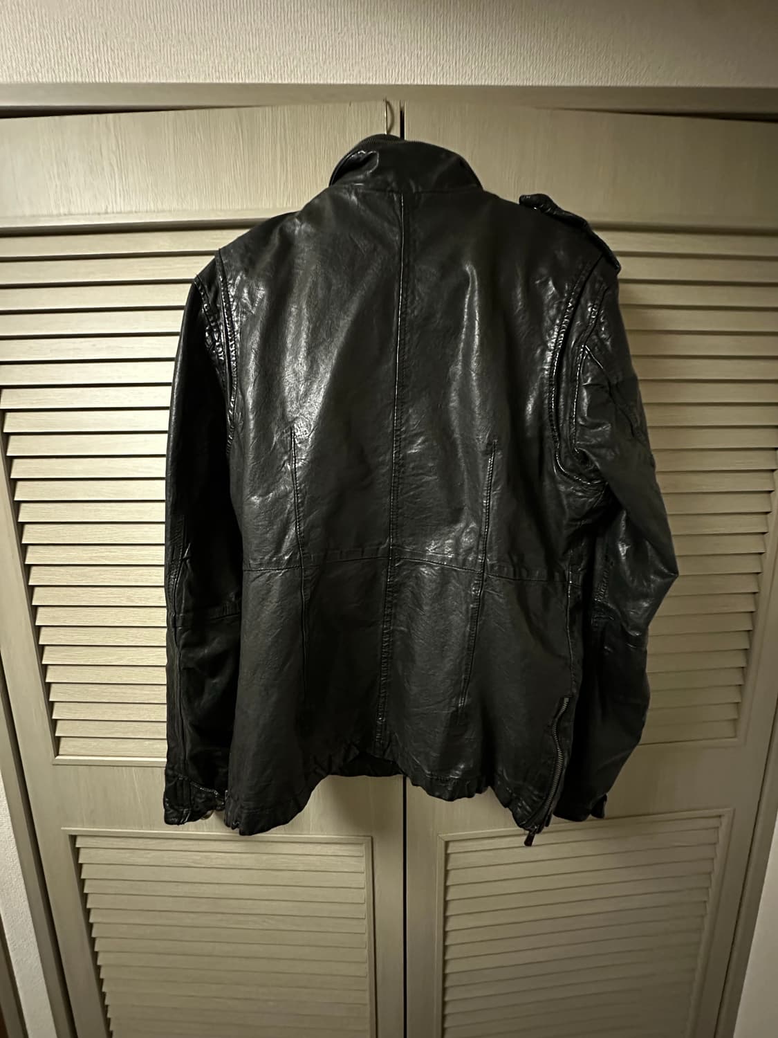 로얄 플래쉬 리얼 레더 밀리터리 자켓 상품이미지2