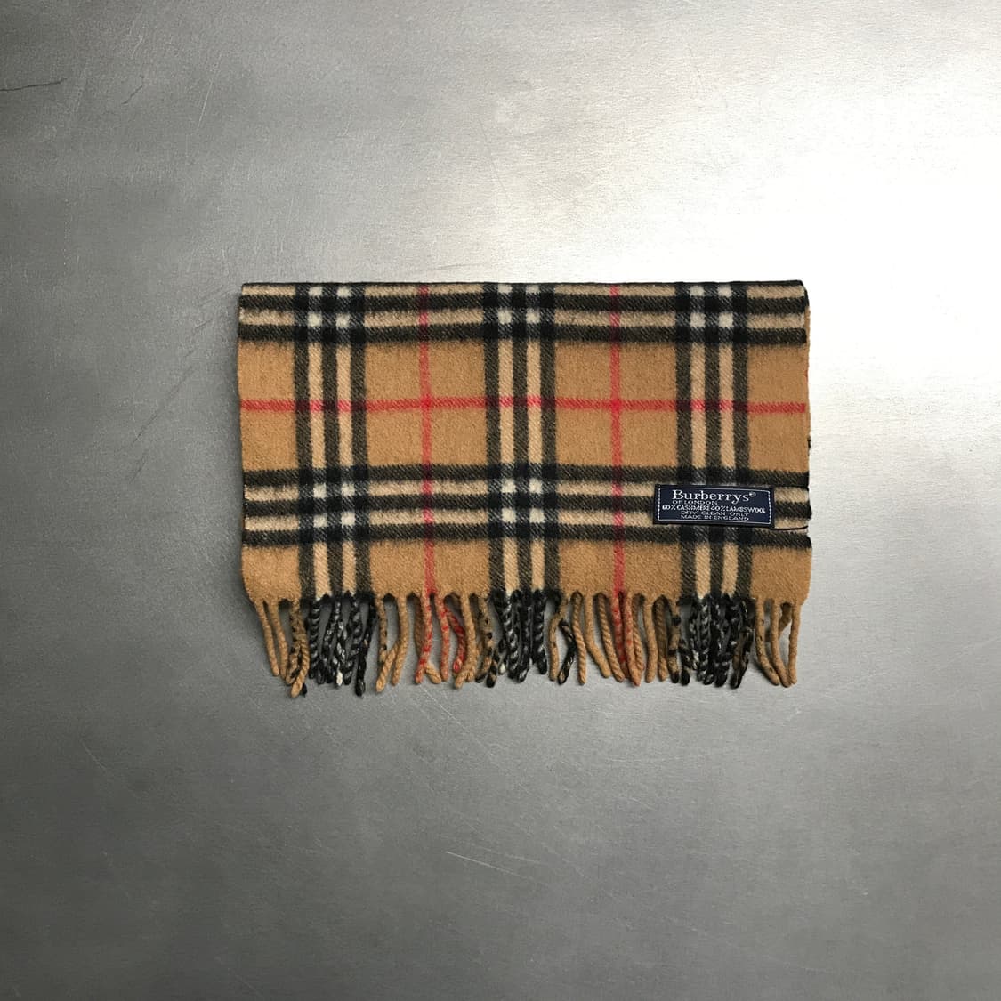 버버리 정품 캐시미어/램스울 머플러 베이지 상품이미지2