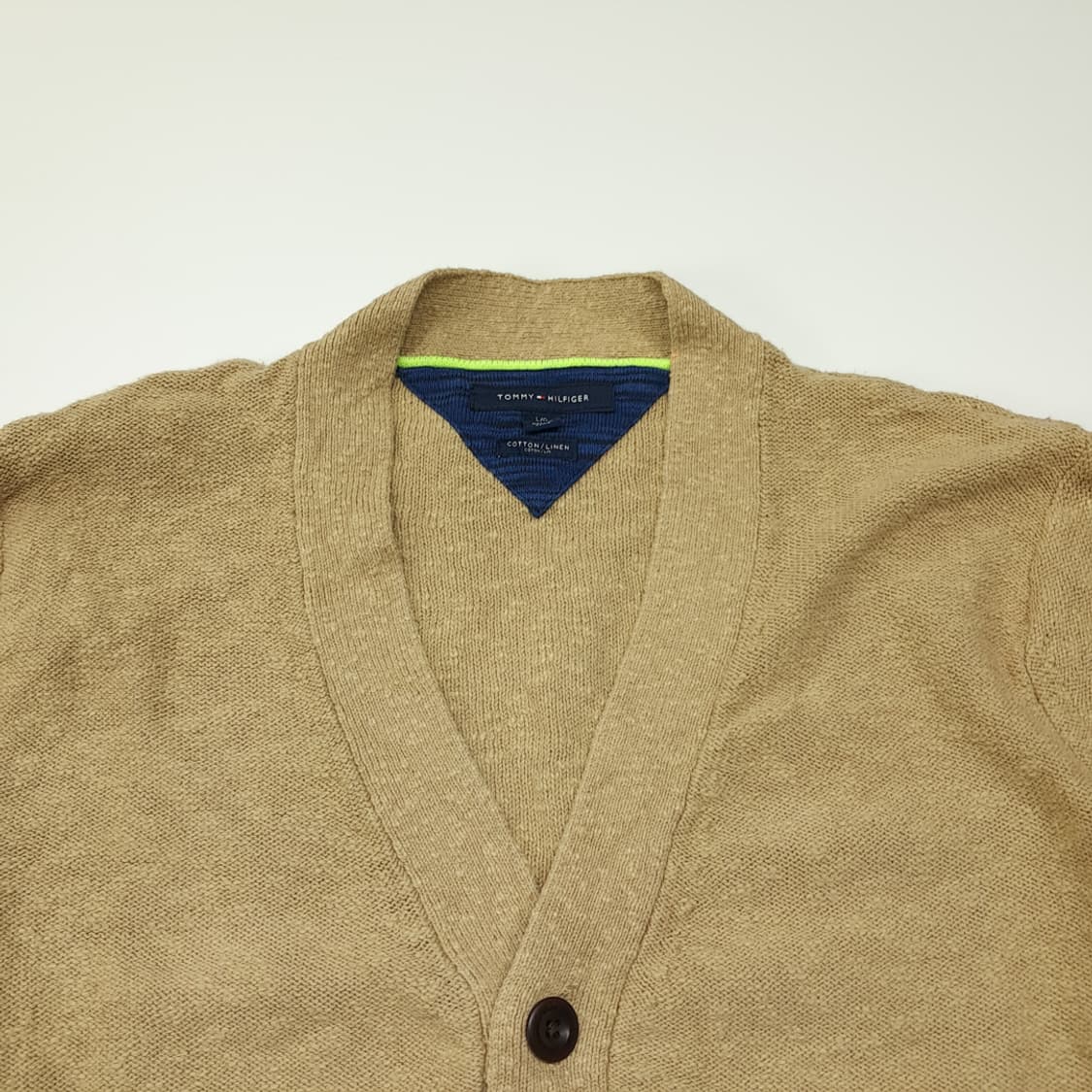 CL117 L 타미힐피거 코튼·린넨 블렌드 니트 가디건 상품이미지2
