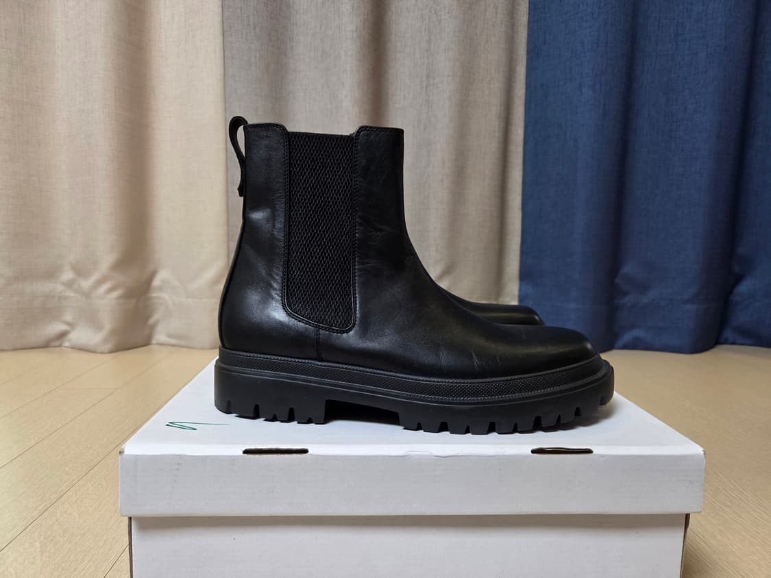 [정품] 타임옴므 23FW 남성 첼시부츠 블랙 270 size 상품이미지4