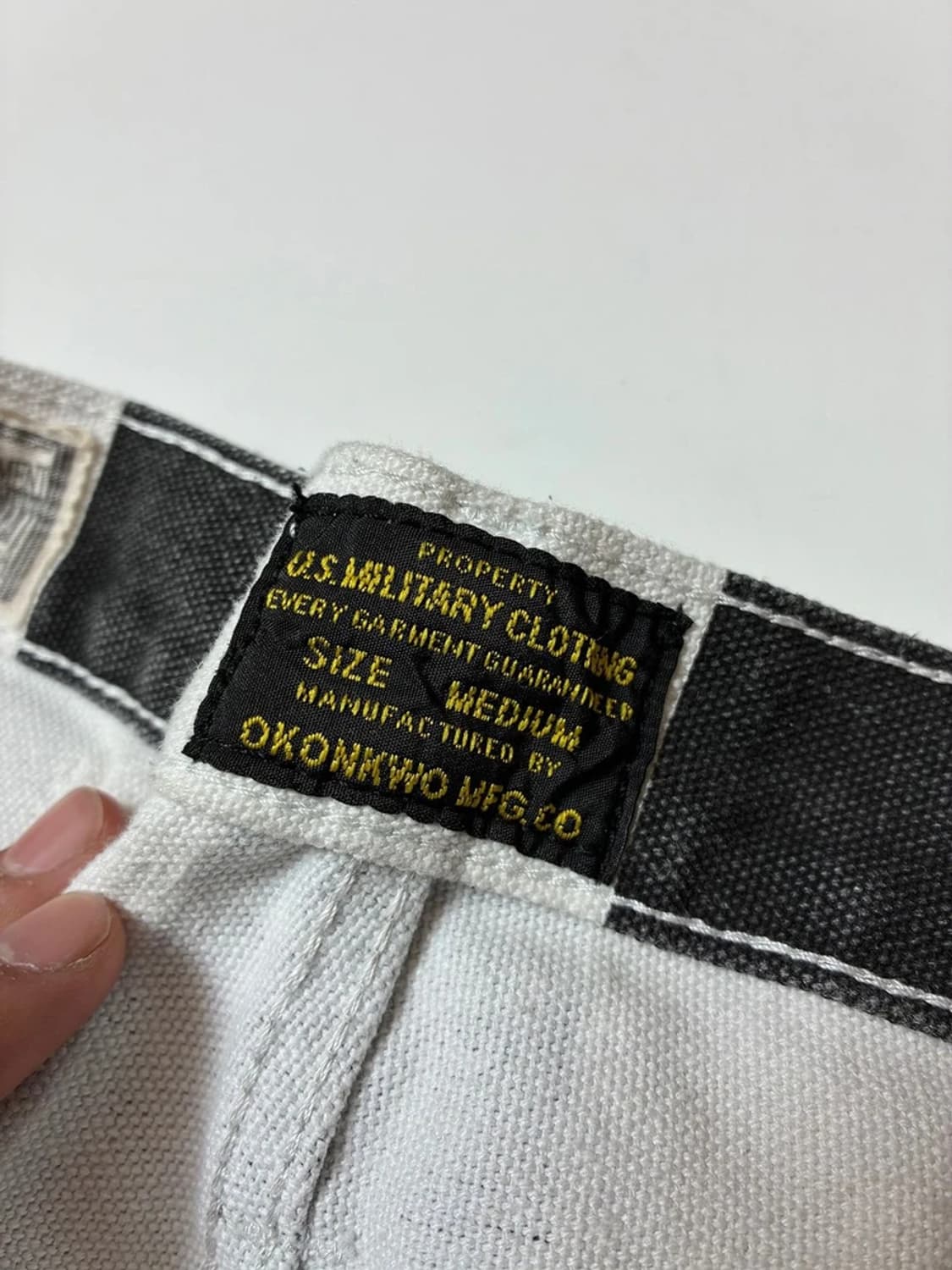 OKONKWO 16온스 캔버스 스트라이프 팬츠 PN9321 상품이미지7