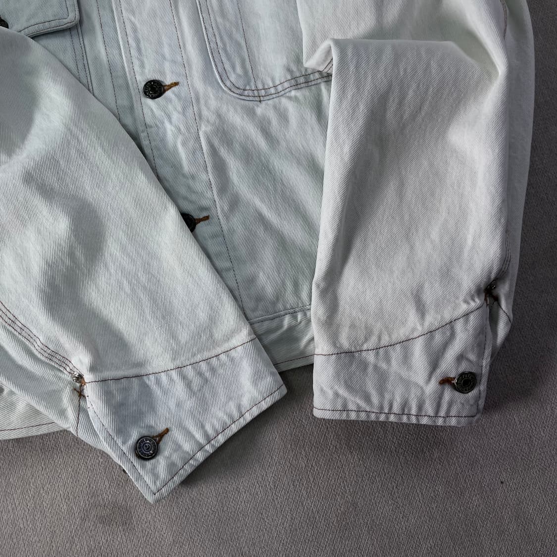 100 폴로 랄프로렌 90s 헝가리 데님 자켓  상품이미지5