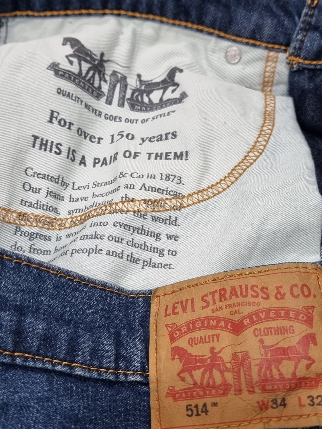 리바이스 데님팬츠 (D72 상품이미지3