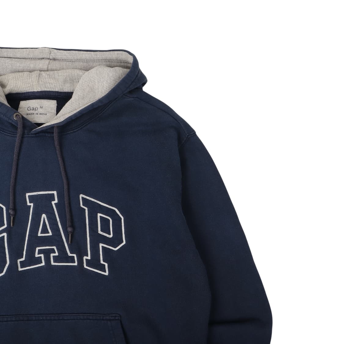 갭 네이비 아치 로고 후드티 상품이미지3