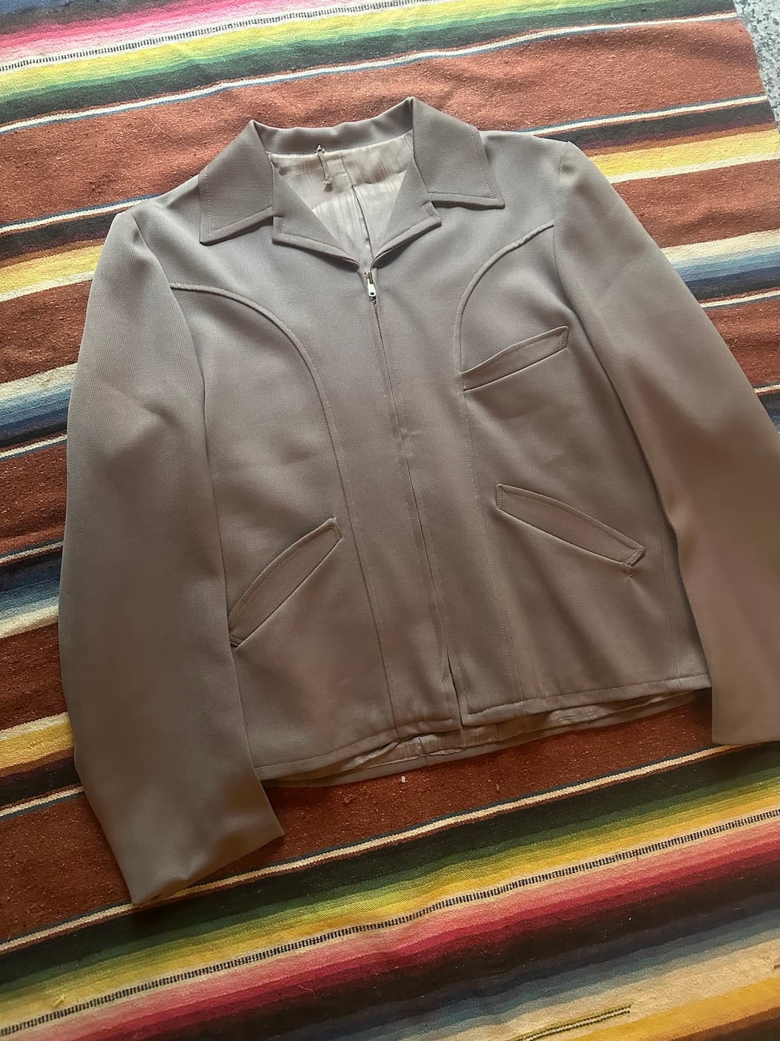 40s USA 빈티지 개버딘 웨스턴 자켓 상품이미지2