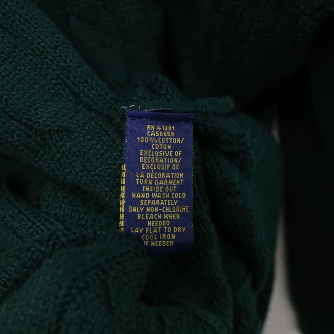 폴로랄프로렌 옐로우포니 꽈배기니트 61155 상품이미지7