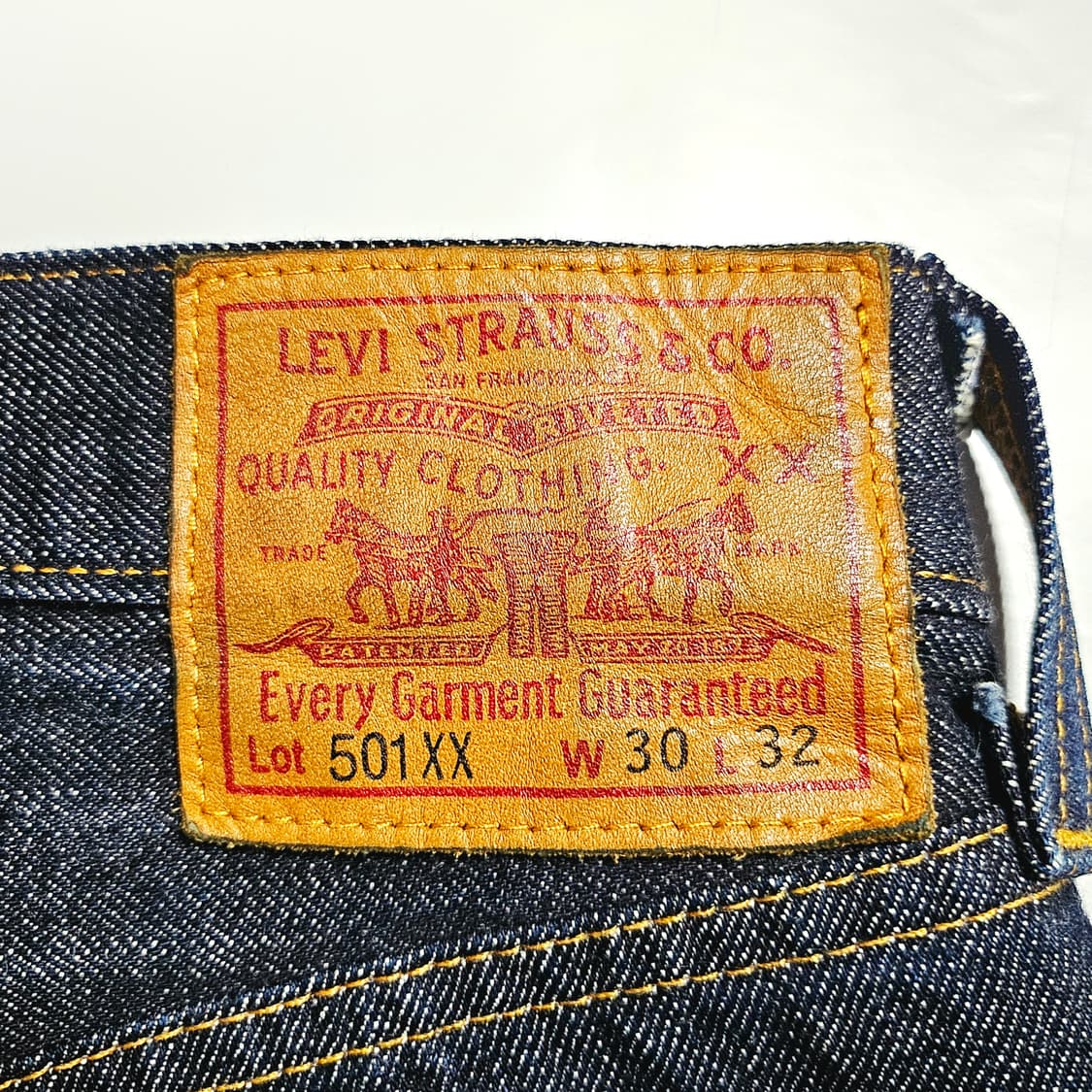 [30X32][리바이스LVC]1947 501XX® 린스드 셀비지 데님 상품이미지8