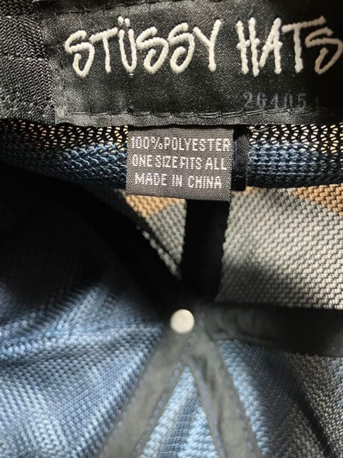 00s 스투시 스컬 메쉬 트러커 캡 네이비 상품이미지7