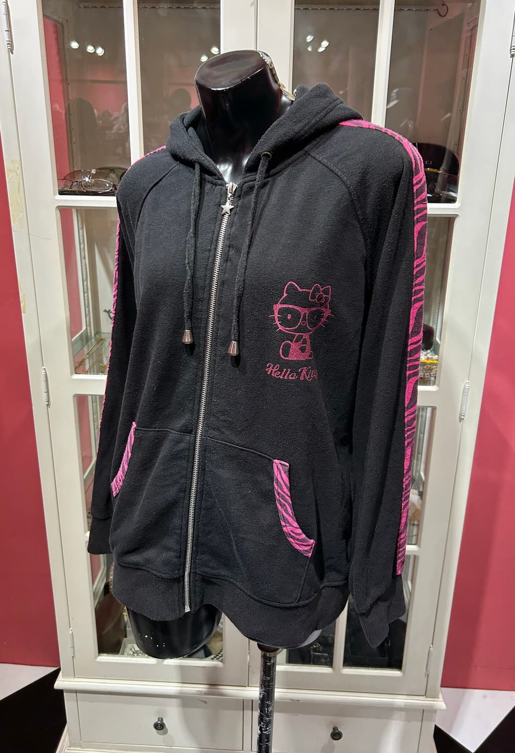 Hello kitty hooded zip-up 헬로키티 후드집업 상품이미지1