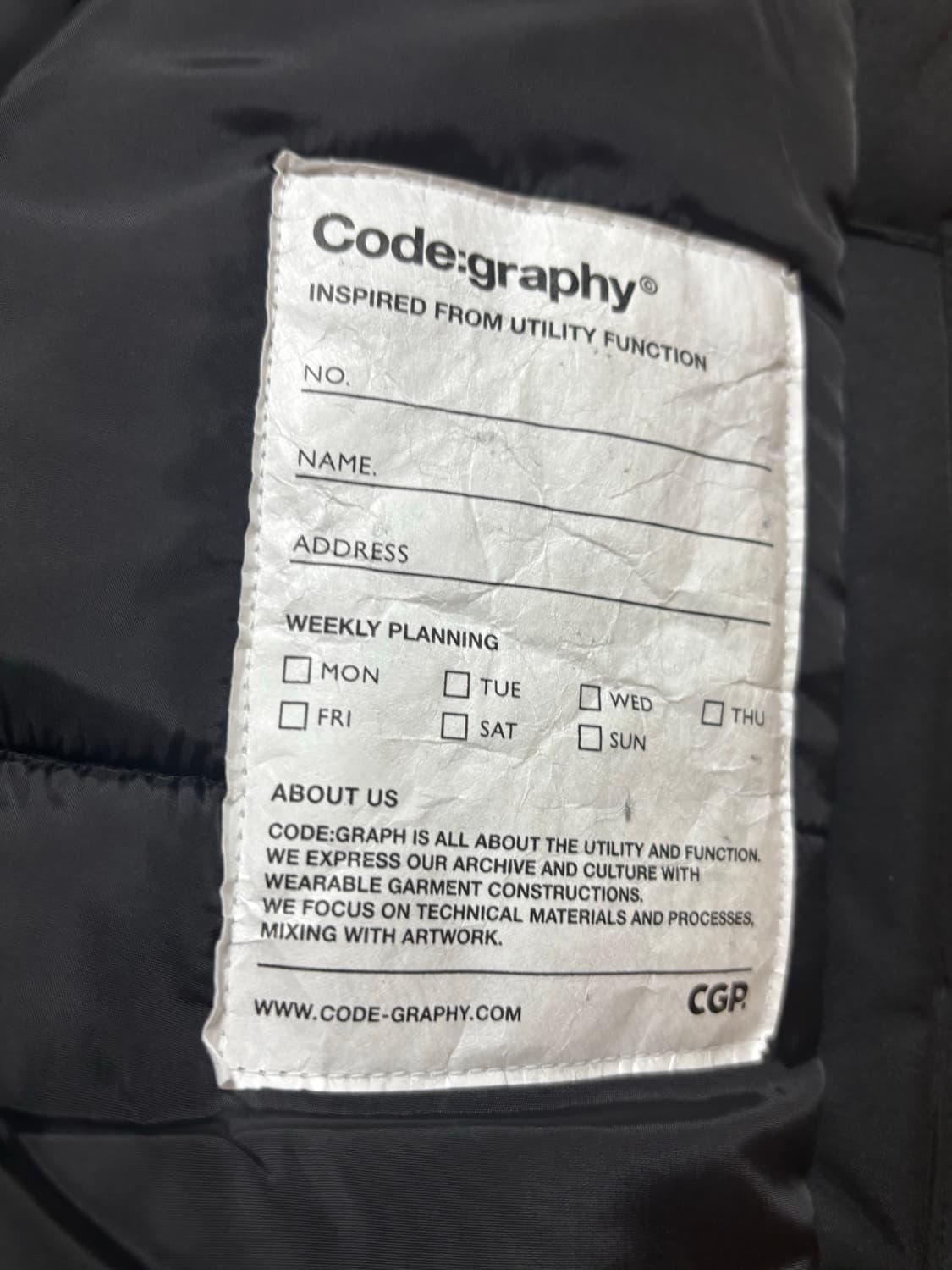 코드그라피 헤비보아 플리스 무톤자켓_블랙 상품이미지4