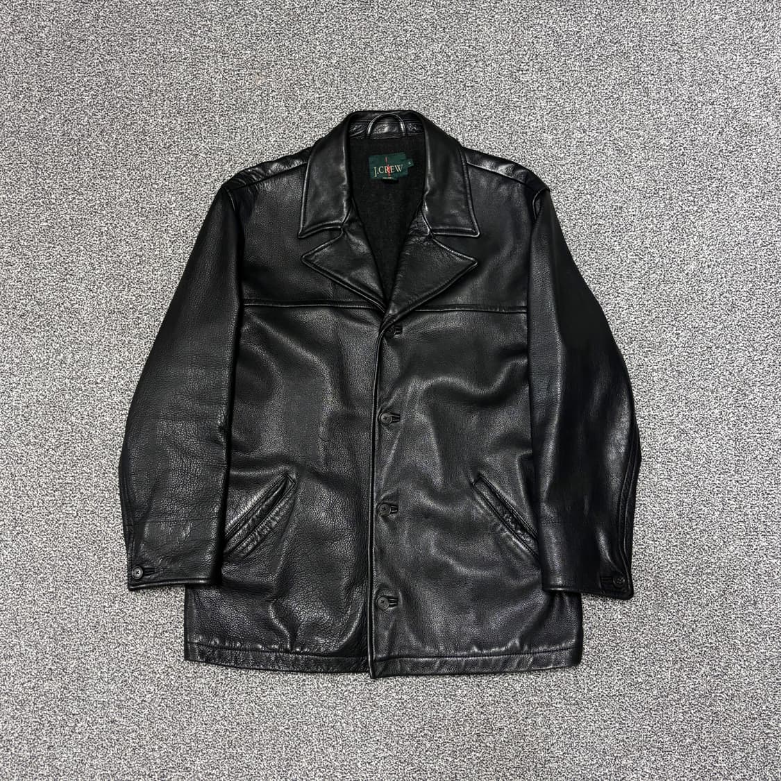 제이크루 레더 카코트 가죽자켓 상품이미지1