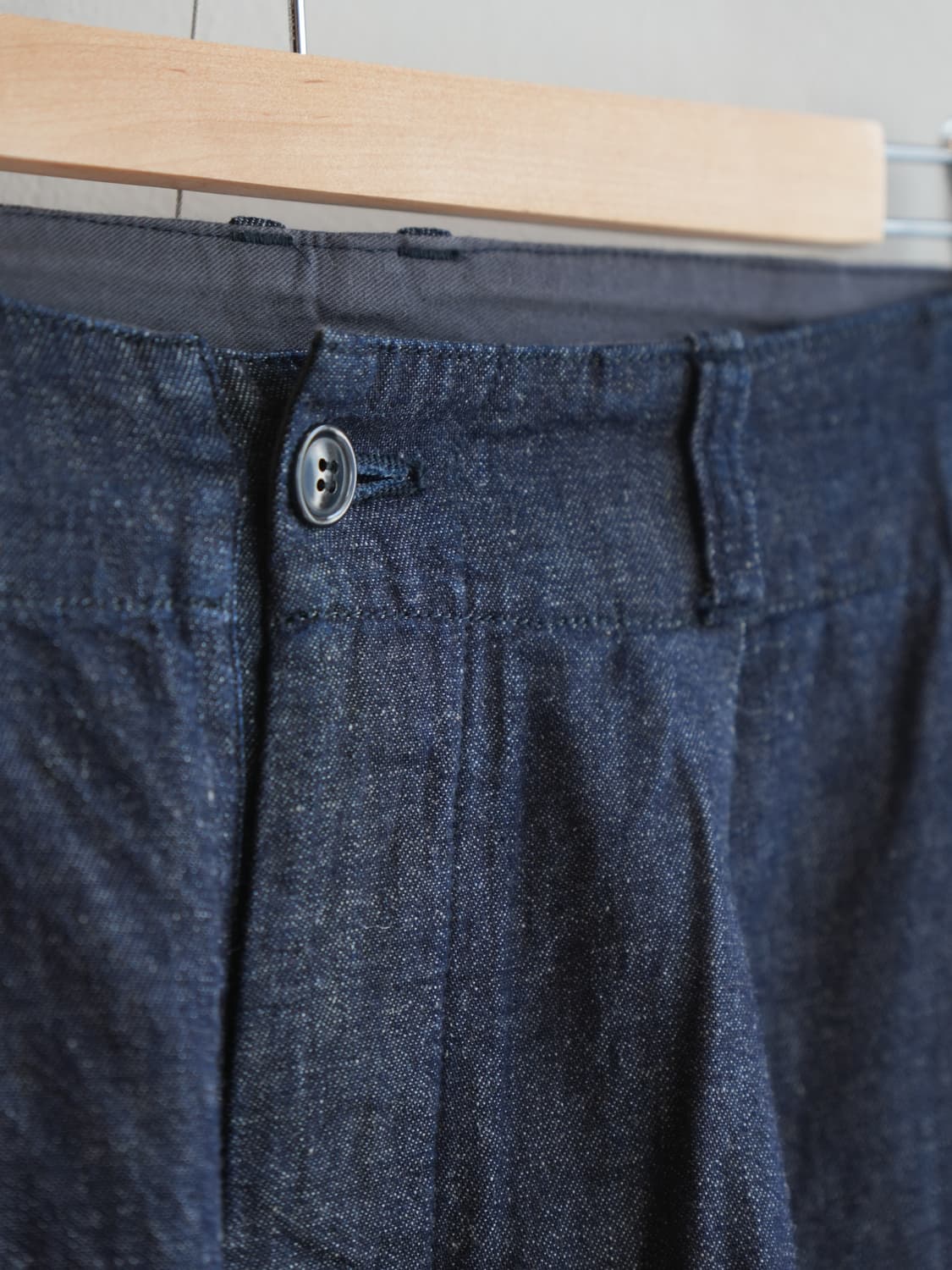 스트로브 컨팩트 린넨 핀턱 데님 팬츠 상품이미지2