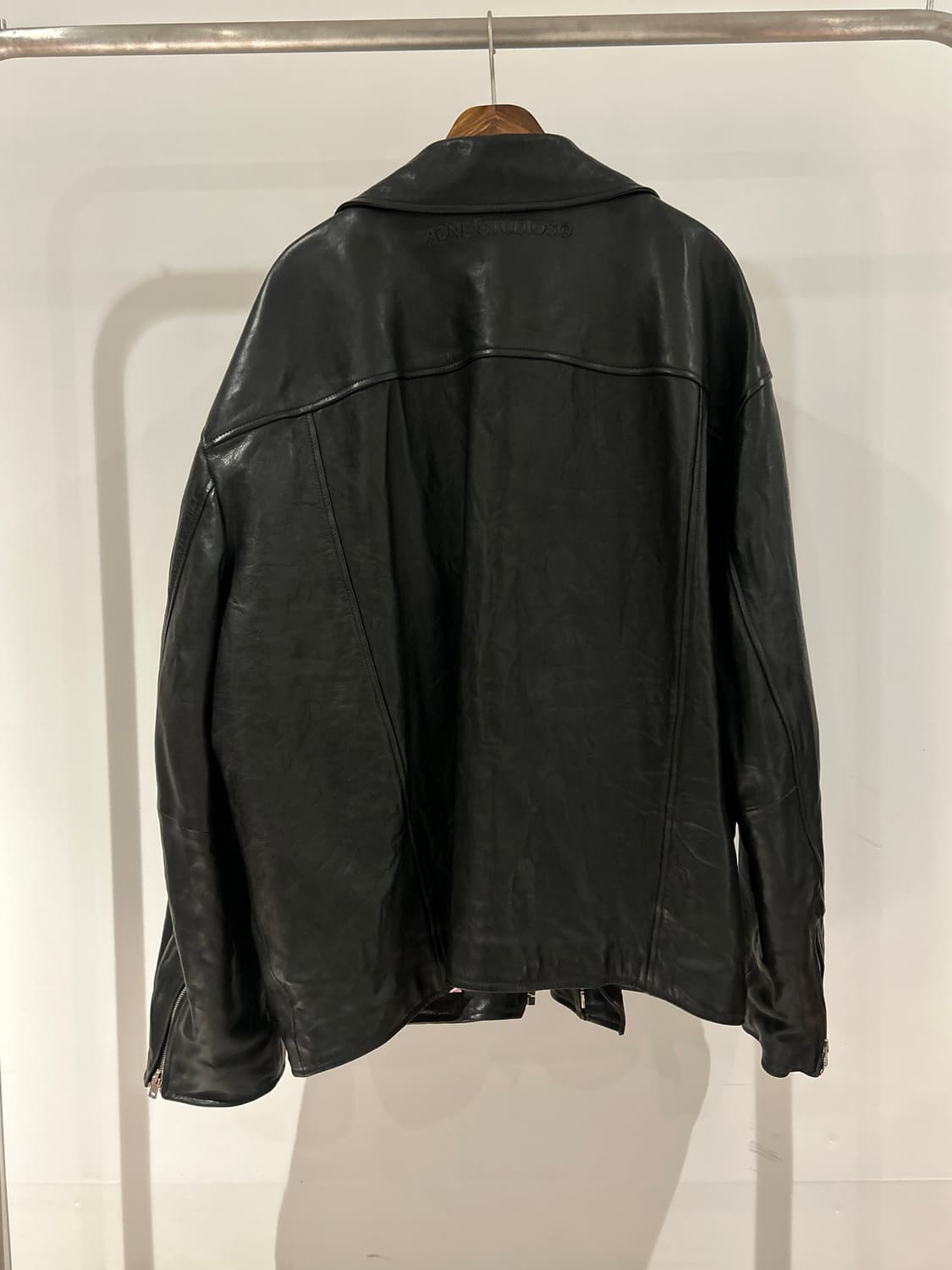 Acne Studios Leather Rider Jacket 상품이미지6