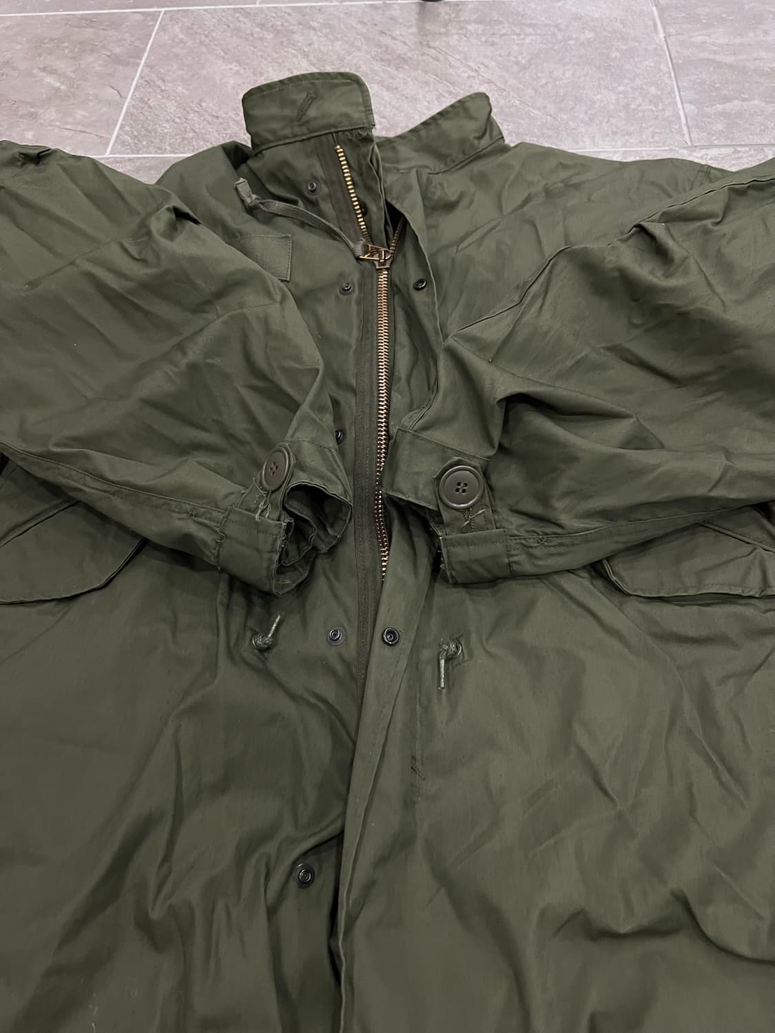 (M) M65 피쉬테일 오리지널 개파카 데드스탁 상품이미지6