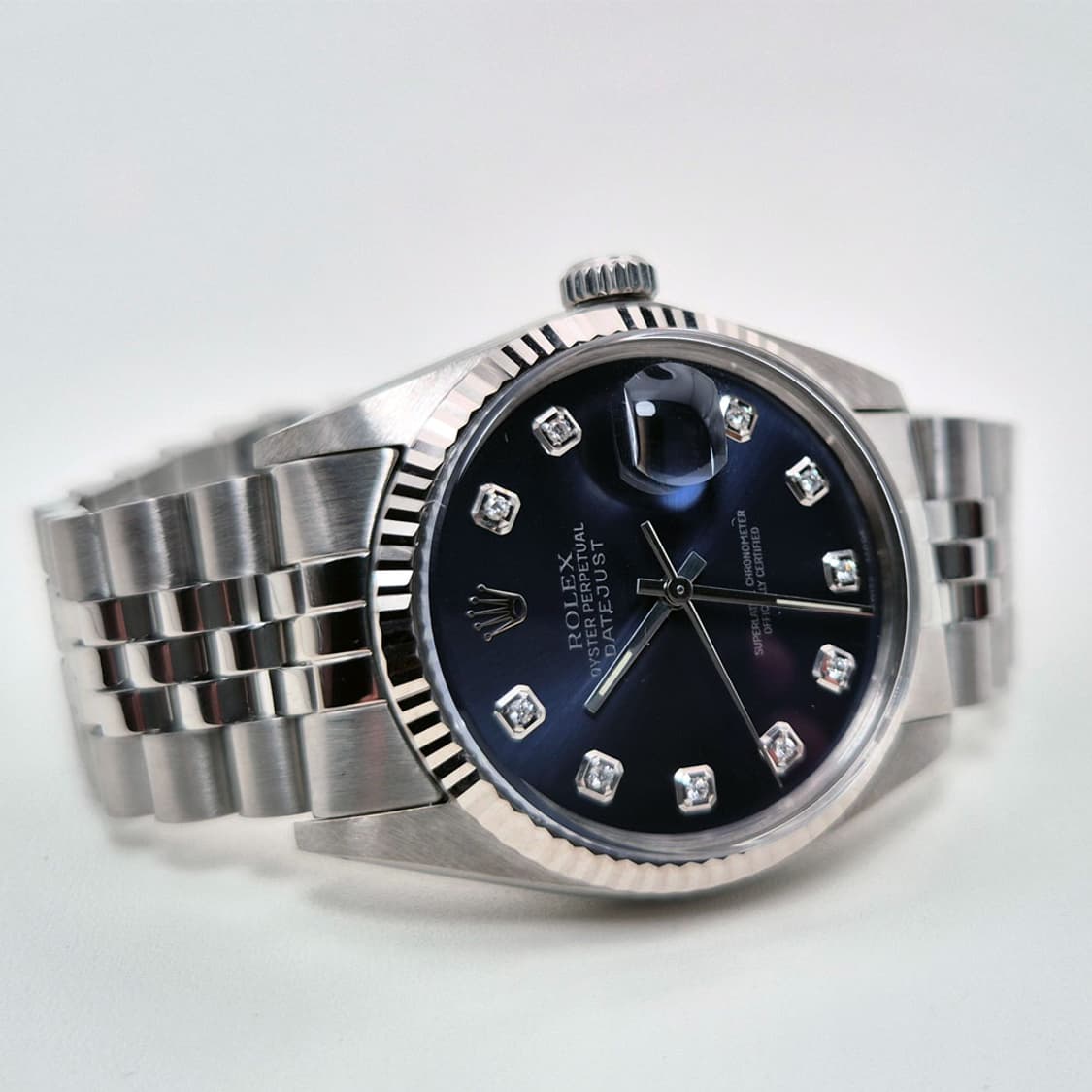 롤렉스 데이저스트 16014 Navy청판 10포인트 천연다이아 상품이미지3