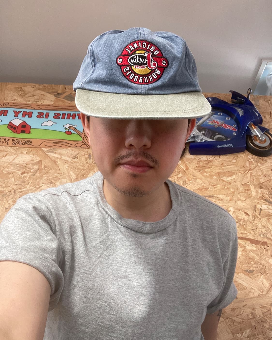 Justin Boots two-tone washing 캡 상품이미지6