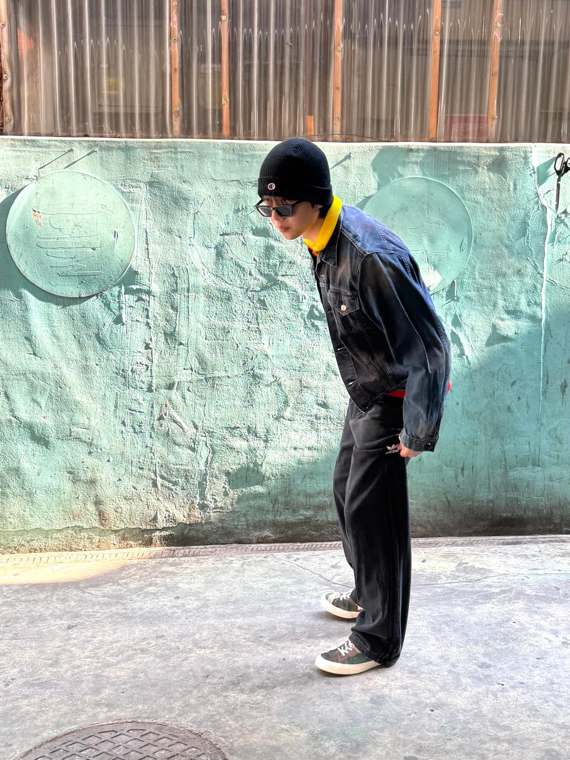 블랙진 삼선줄 커스텀 팬츠 상품이미지4