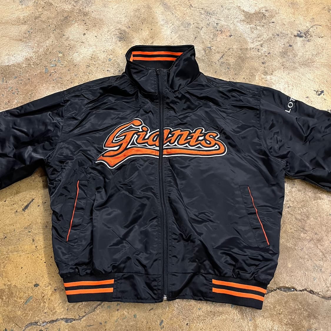 [정품/95] 롯데자이언츠 올드 춘추 바람막이 점퍼 b10 상품이미지3