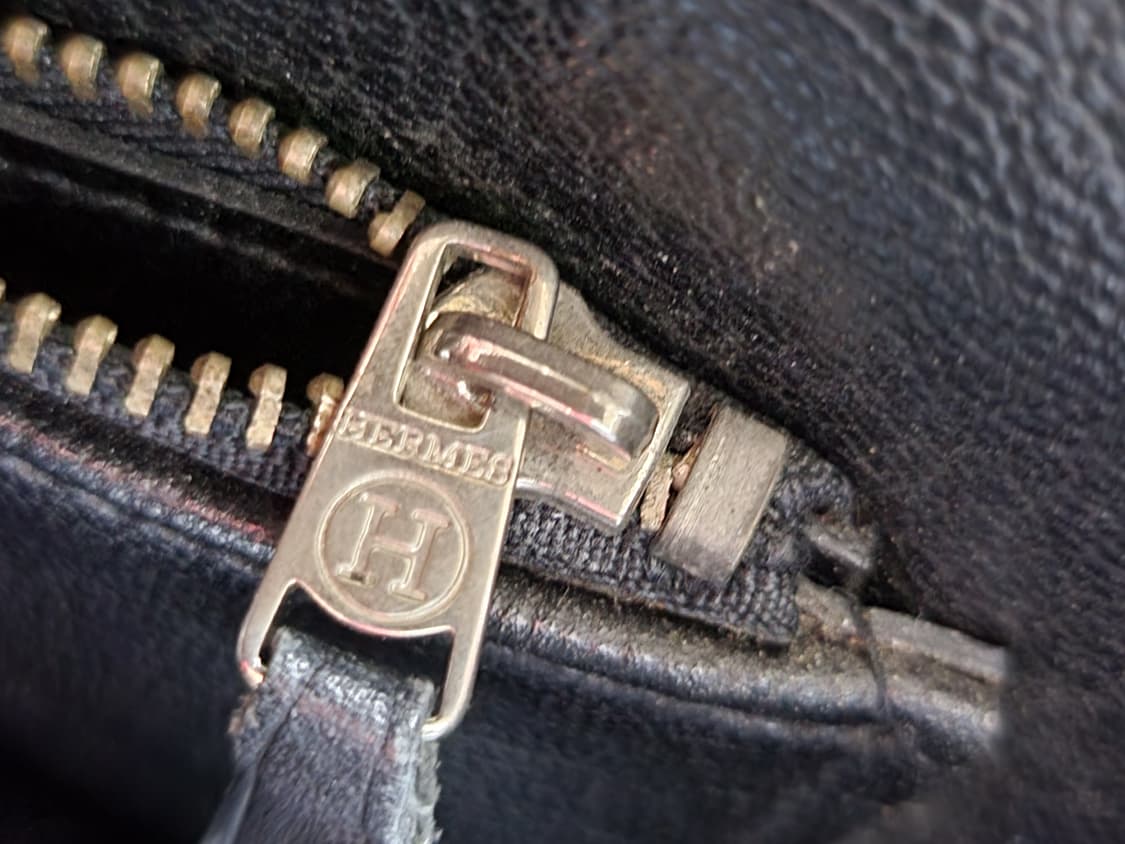 [남녀공용]에르메스 에버칼프 푸르 투트 MM 토트백 블랙 상품이미지6