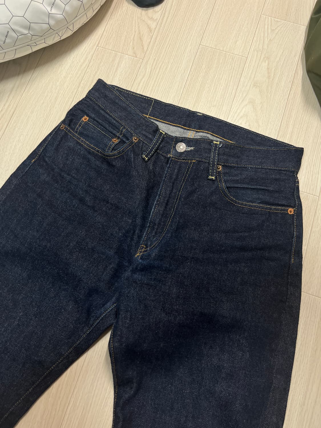 택포11) LVC 54501 32x34 리지드 실측30x30 셀비지 데님 상품이미지2