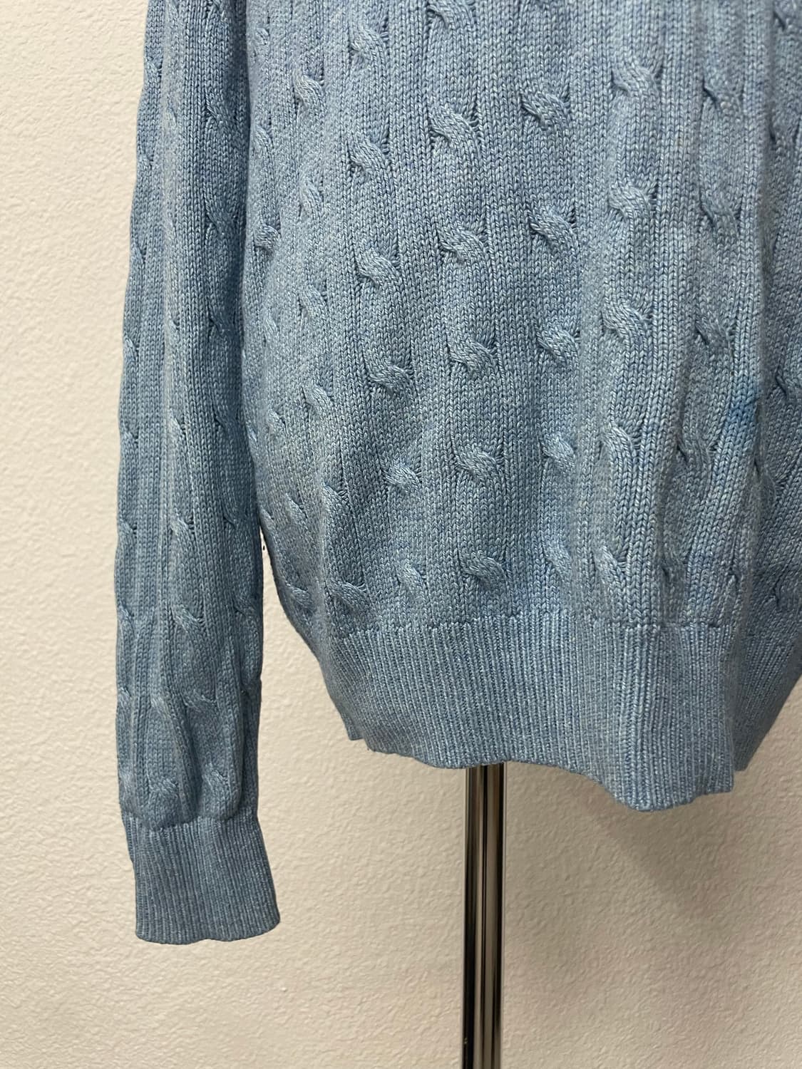 폴러 반집업 니트 Large 상품이미지6