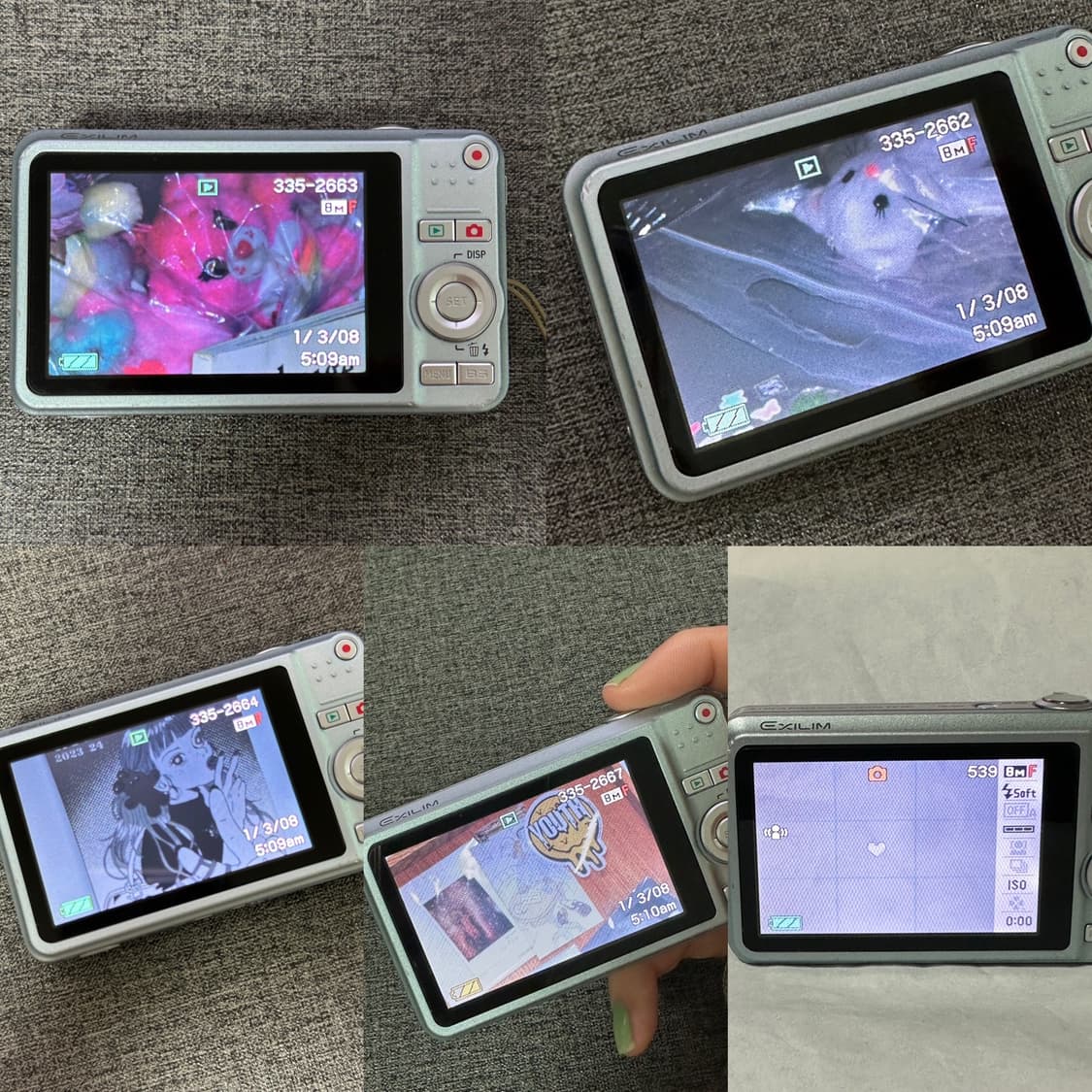 츄 토모토모 유인디카 🪽카시오 엑슬림 EX-Z80 (하늘색) 상품이미지8