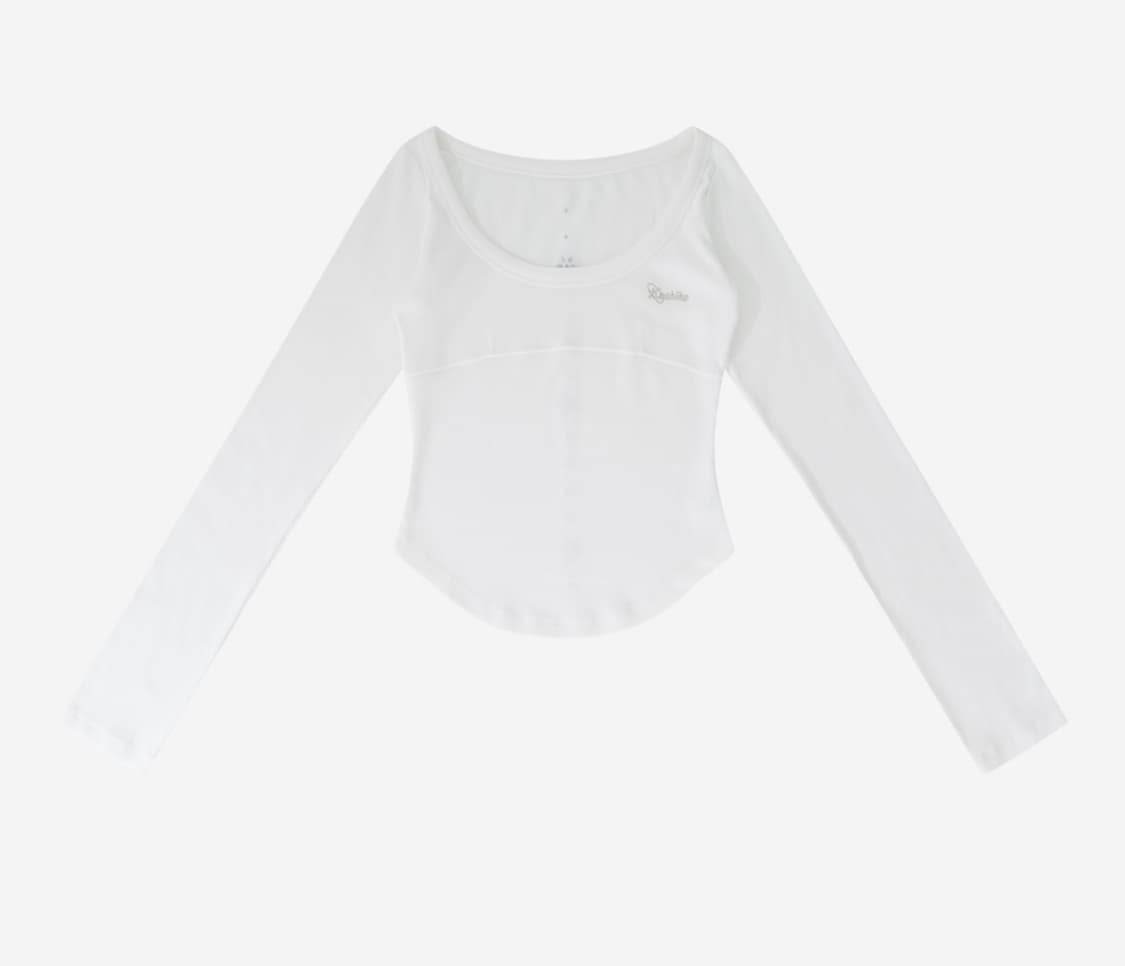 카시코 Monk Long Sleeve Top White 상품이미지6