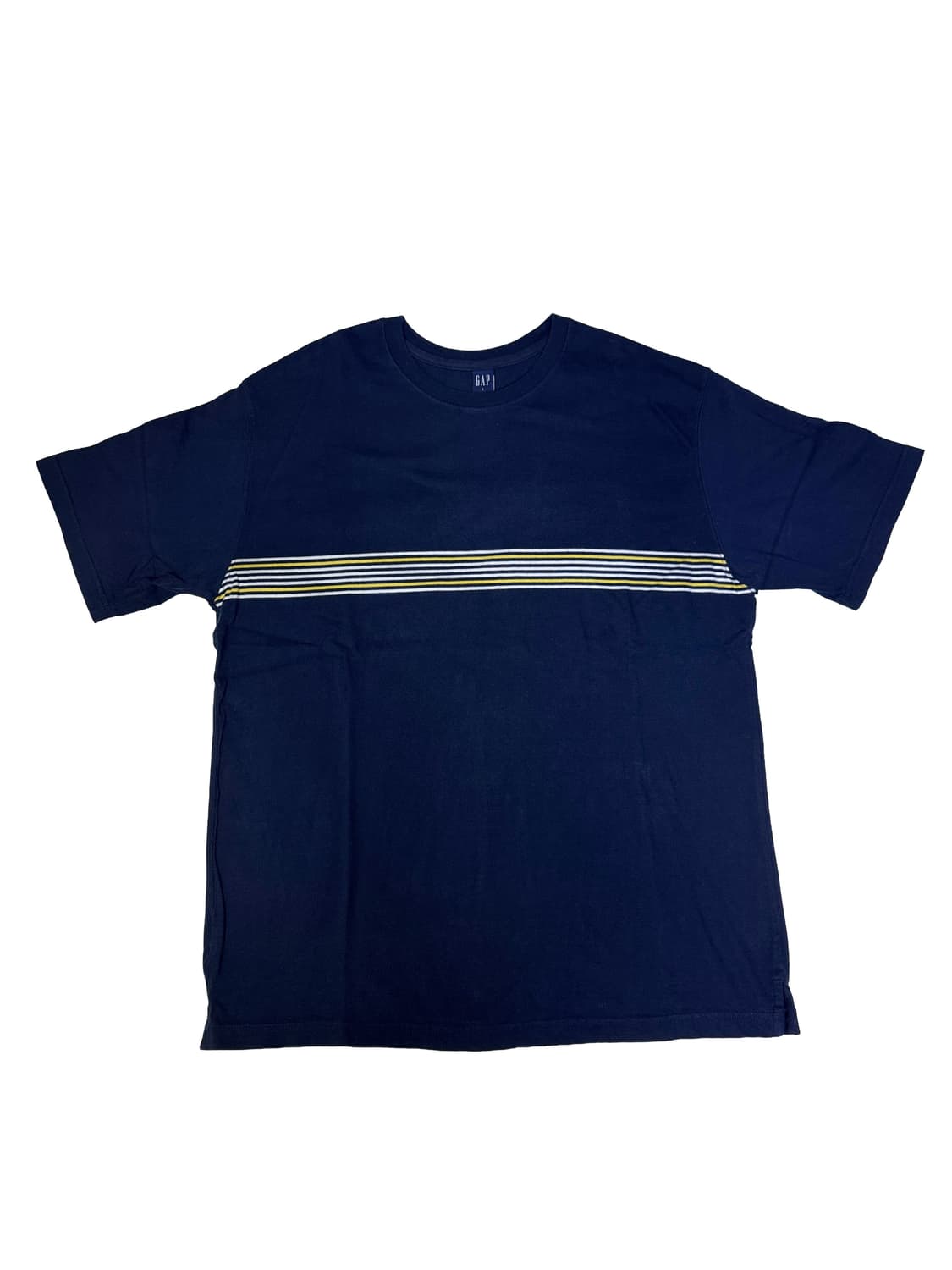 빈티지 90s 갭 올드갭 GAP 스트라이프 포인트 네이비 티셔츠 L 상품이미지1