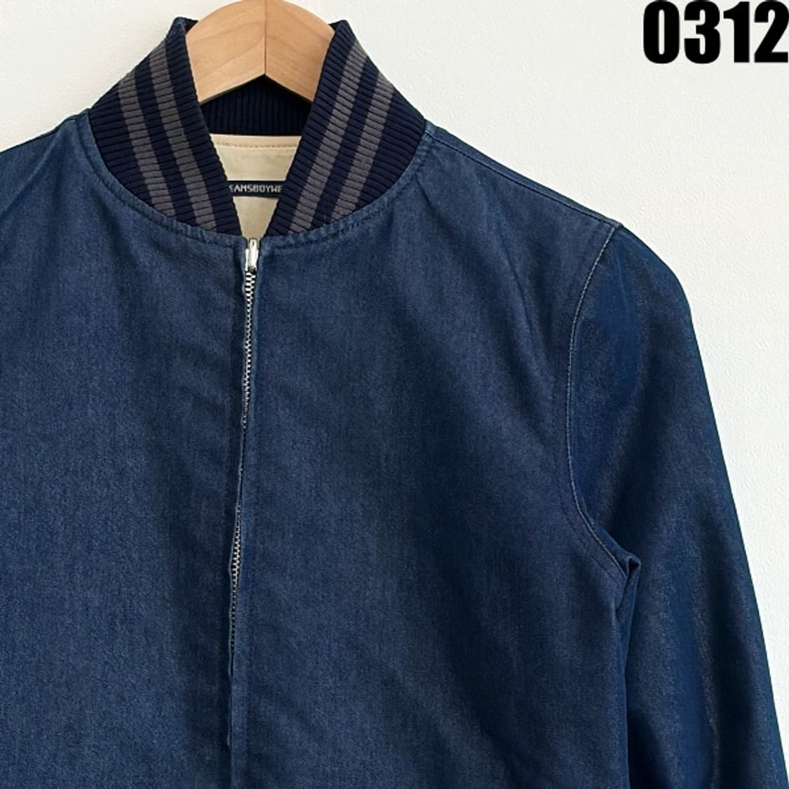 빔즈 블루종 집업 자켓 S 0312 상품이미지9