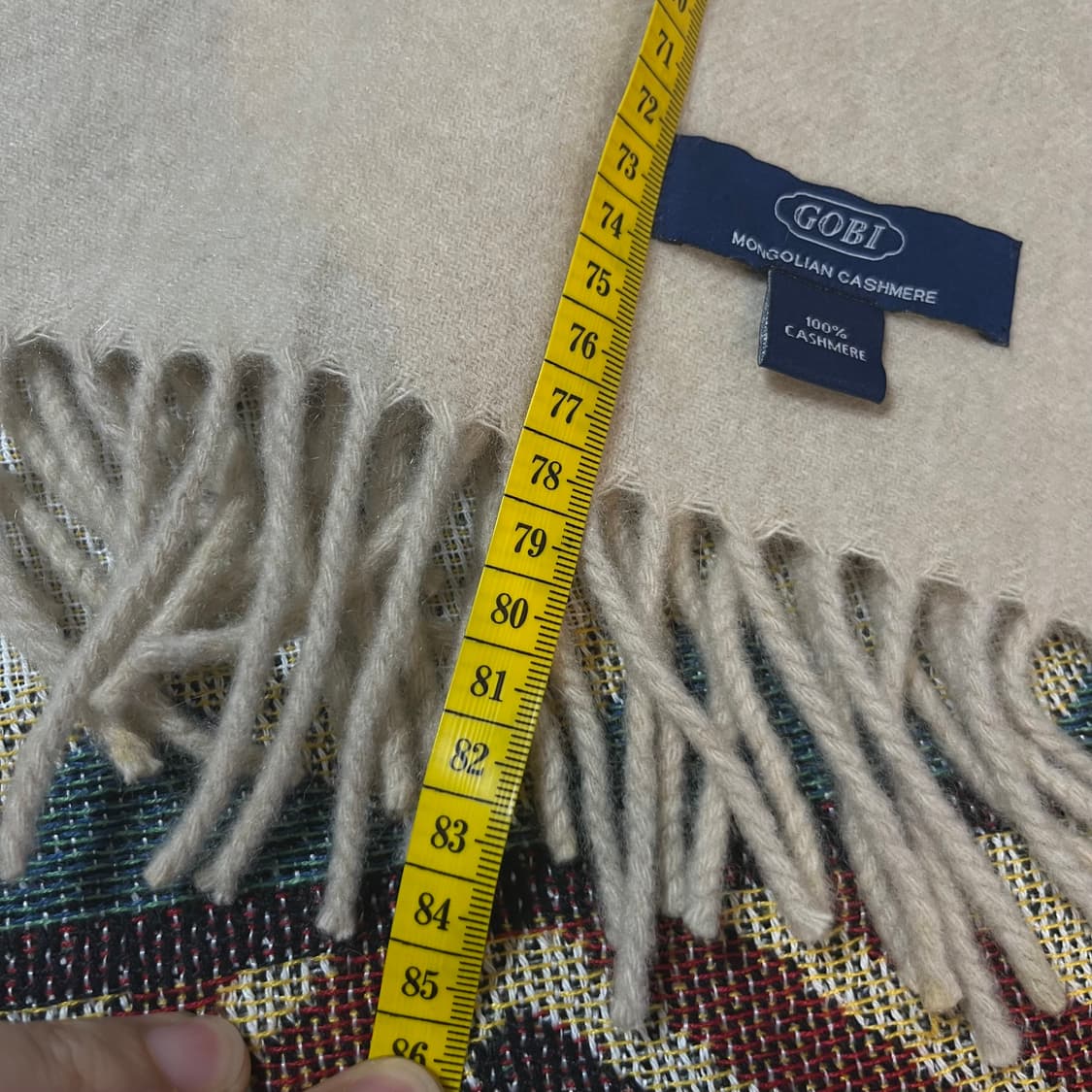 고비 GOBI 캐시미어 100 머플러 상품이미지4